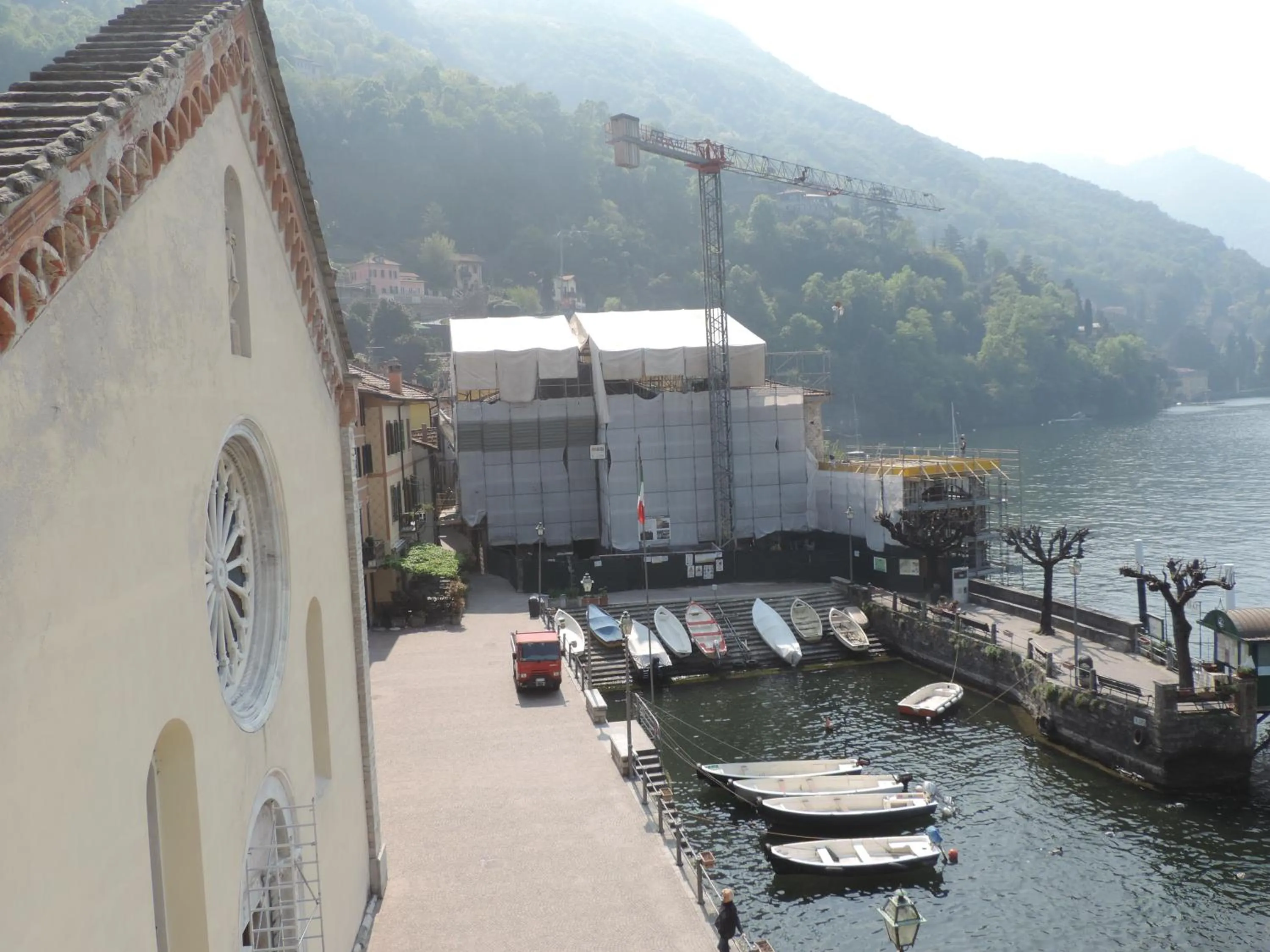 Lake view in Hotel Vapore