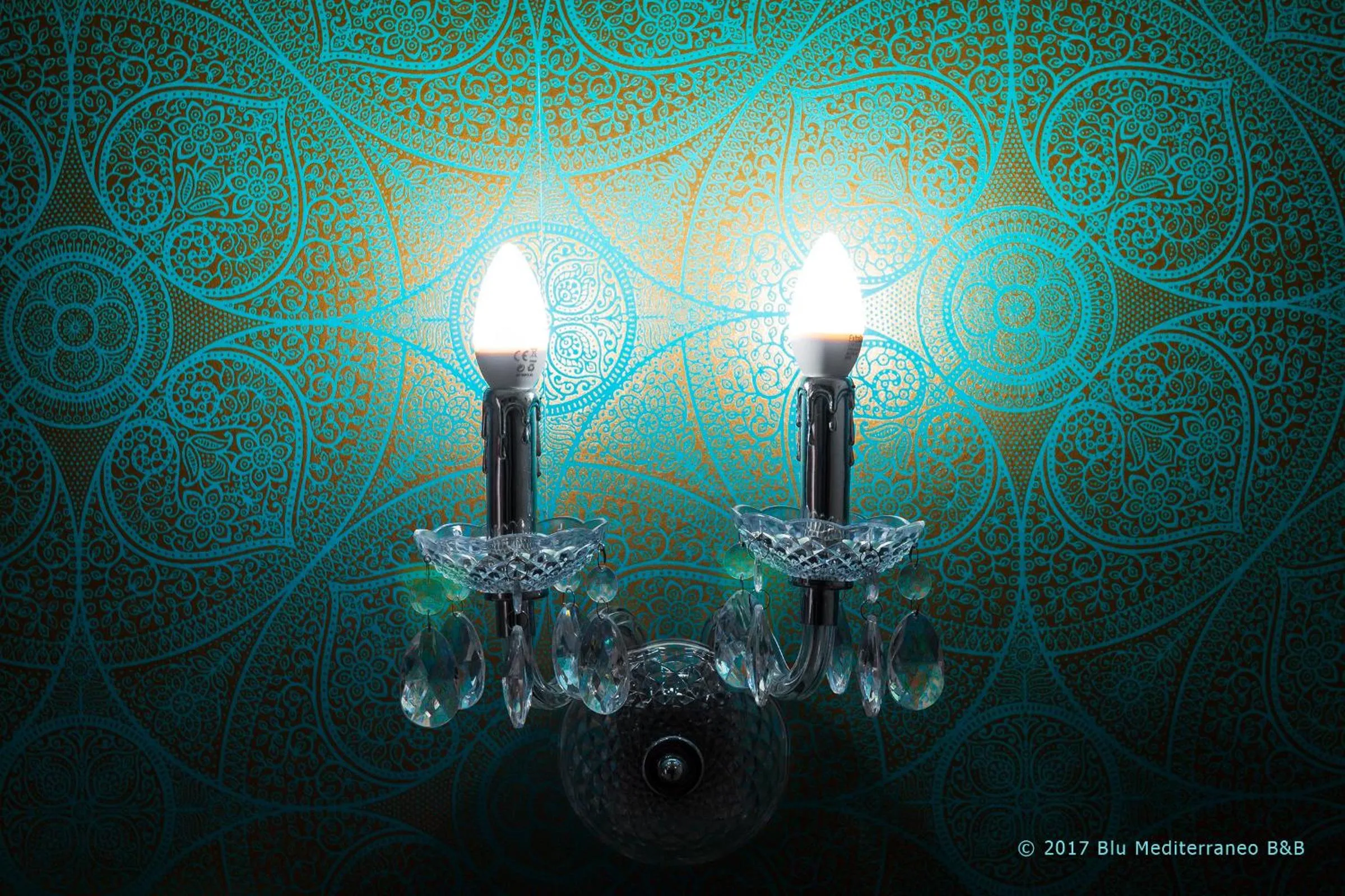 Decorative detail in Blu Mediterraneo B&B