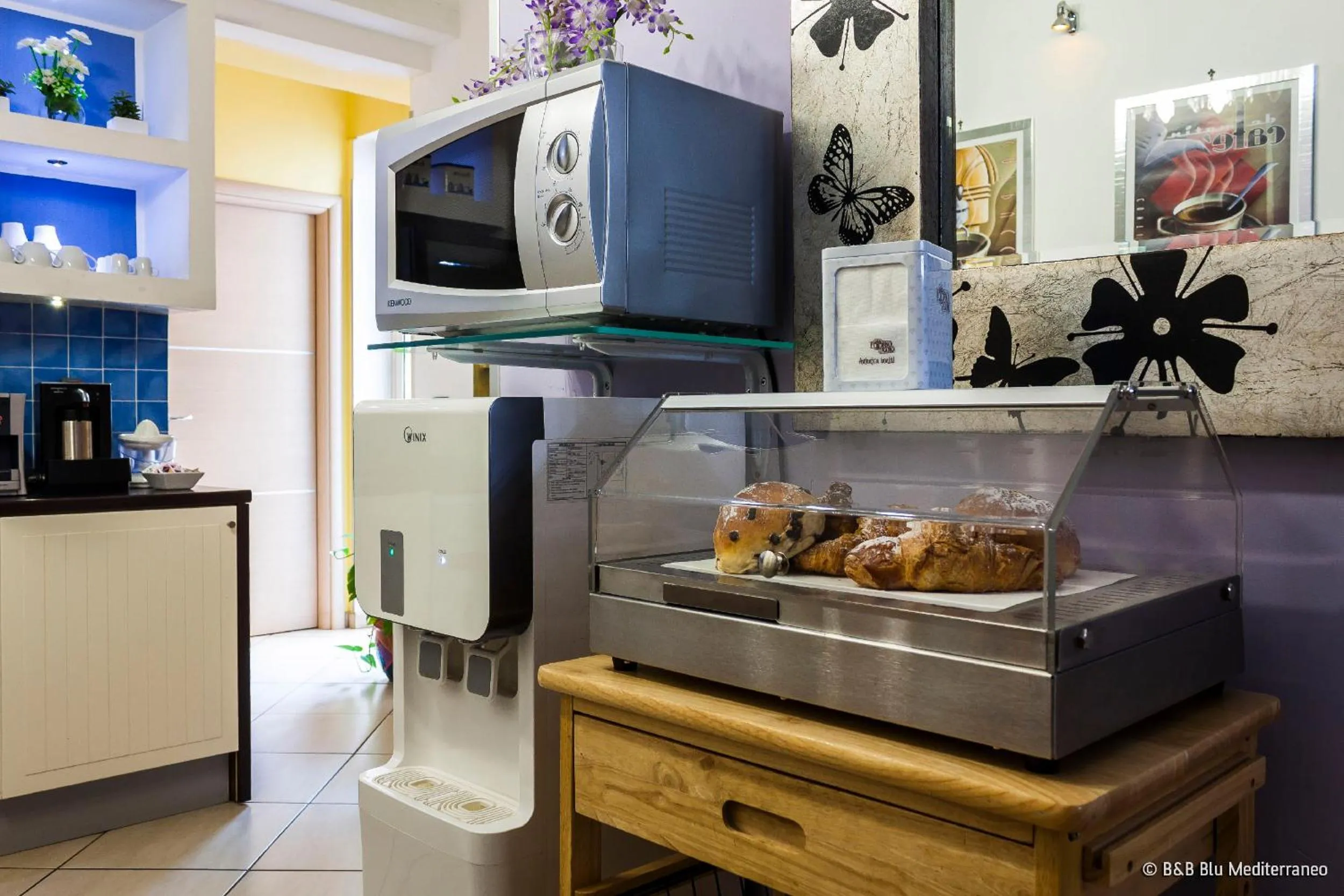 Food and drinks in Blu Mediterraneo B&B