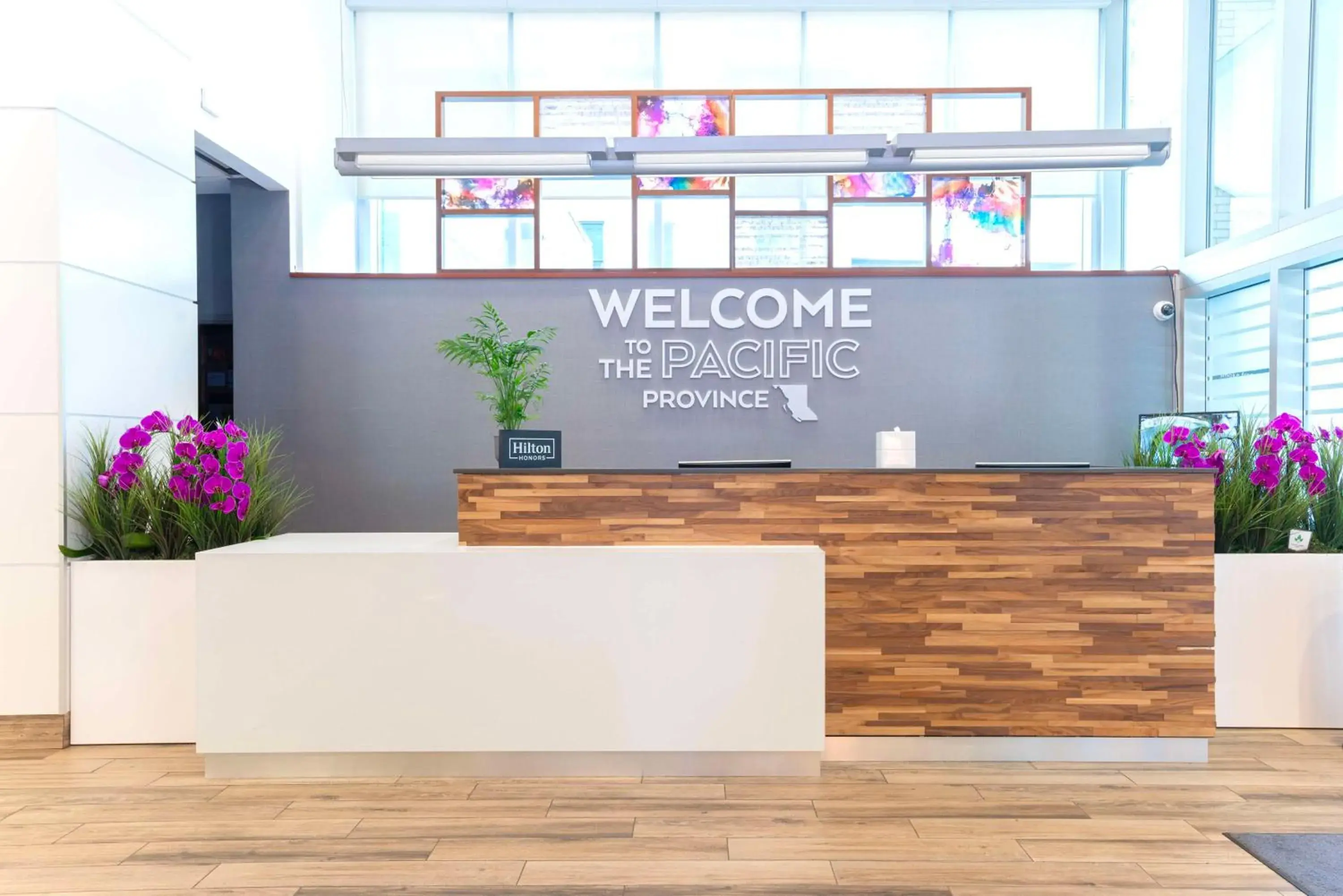 Lobby or reception in Hampton Inn & Suites, by Hilton - Vancouver Downtown Lobby or reception in Hampton Inn & Suites, by Hilton - Vancouver Downtown