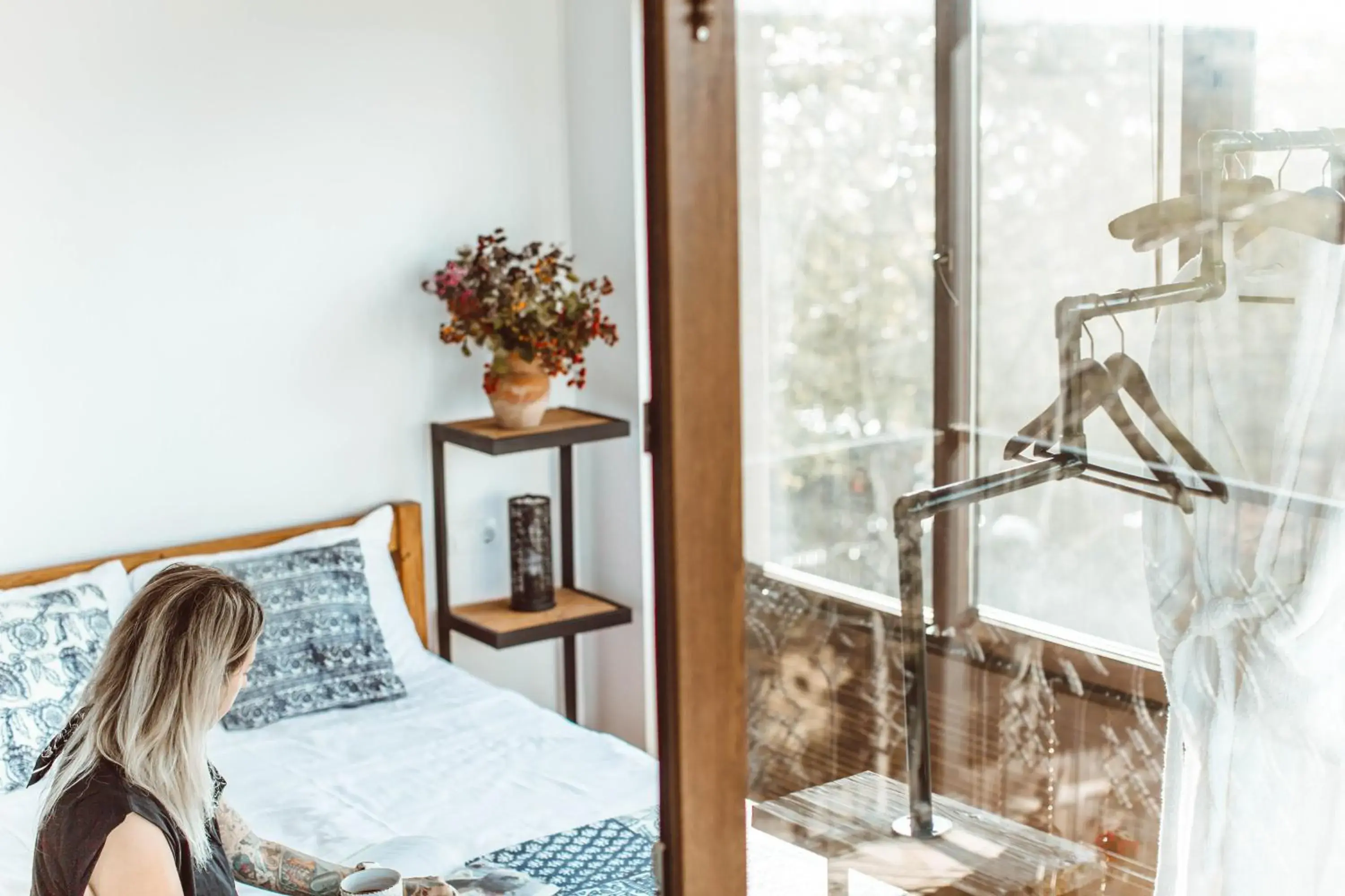 Double Room with Terrace - single occupancy in Lost Ridge Inn, Brewery & Ranch Double Room with Terrace - single occupancy in Lost Ridge Inn, Brewery & Ranch