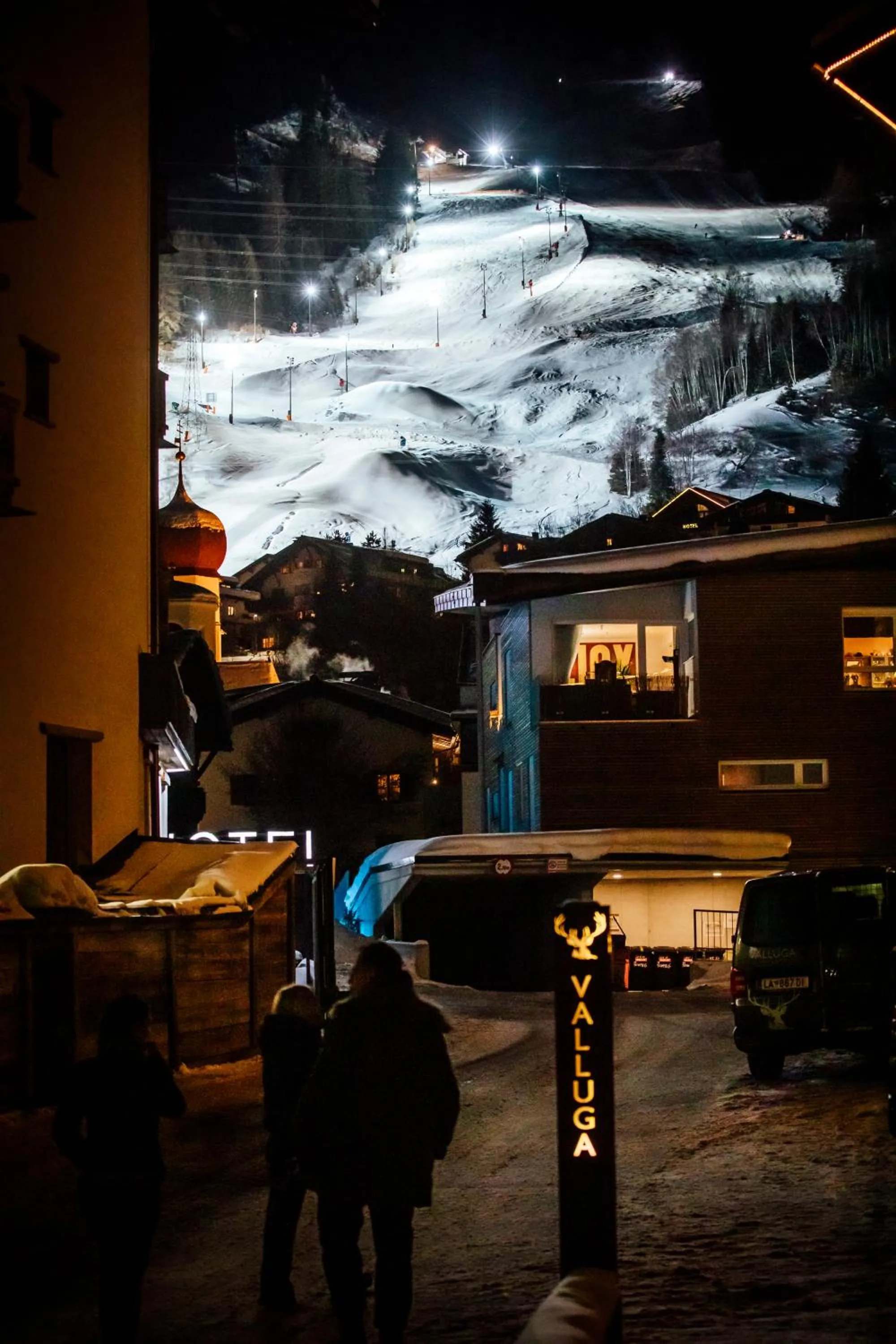 Night in Valluga Hotel