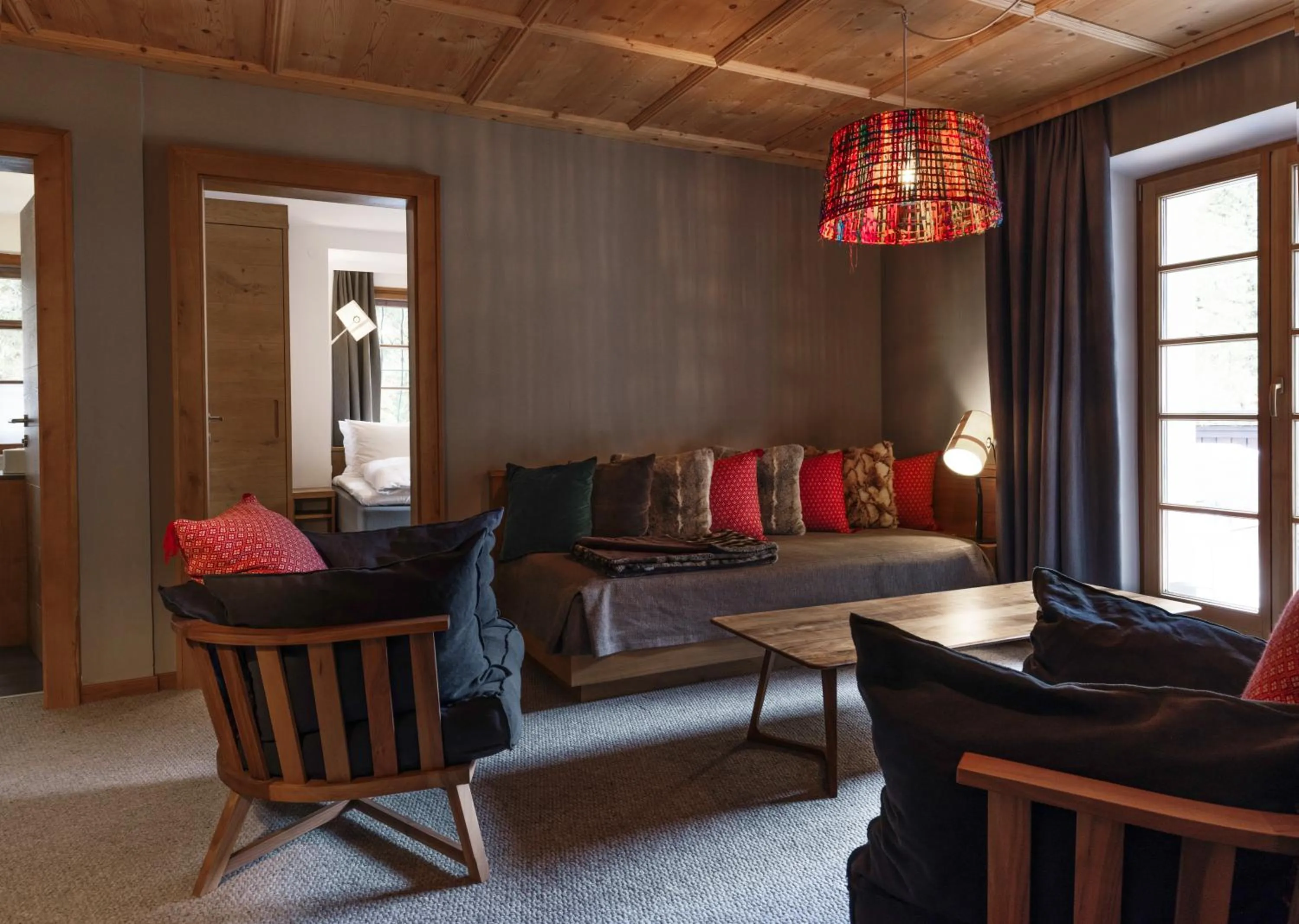 Living room in Valluga Hotel