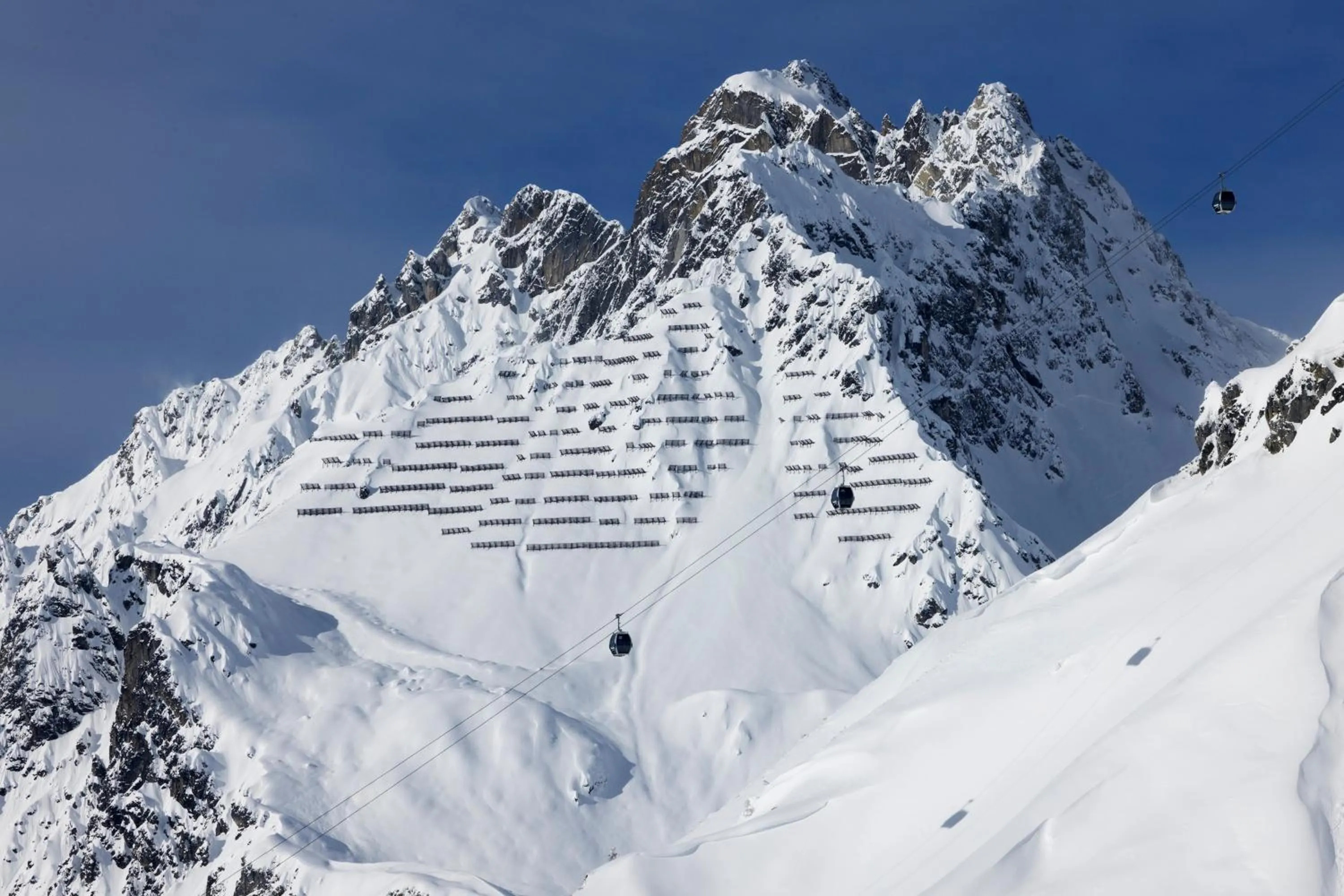 Natural landscape in Valluga Hotel