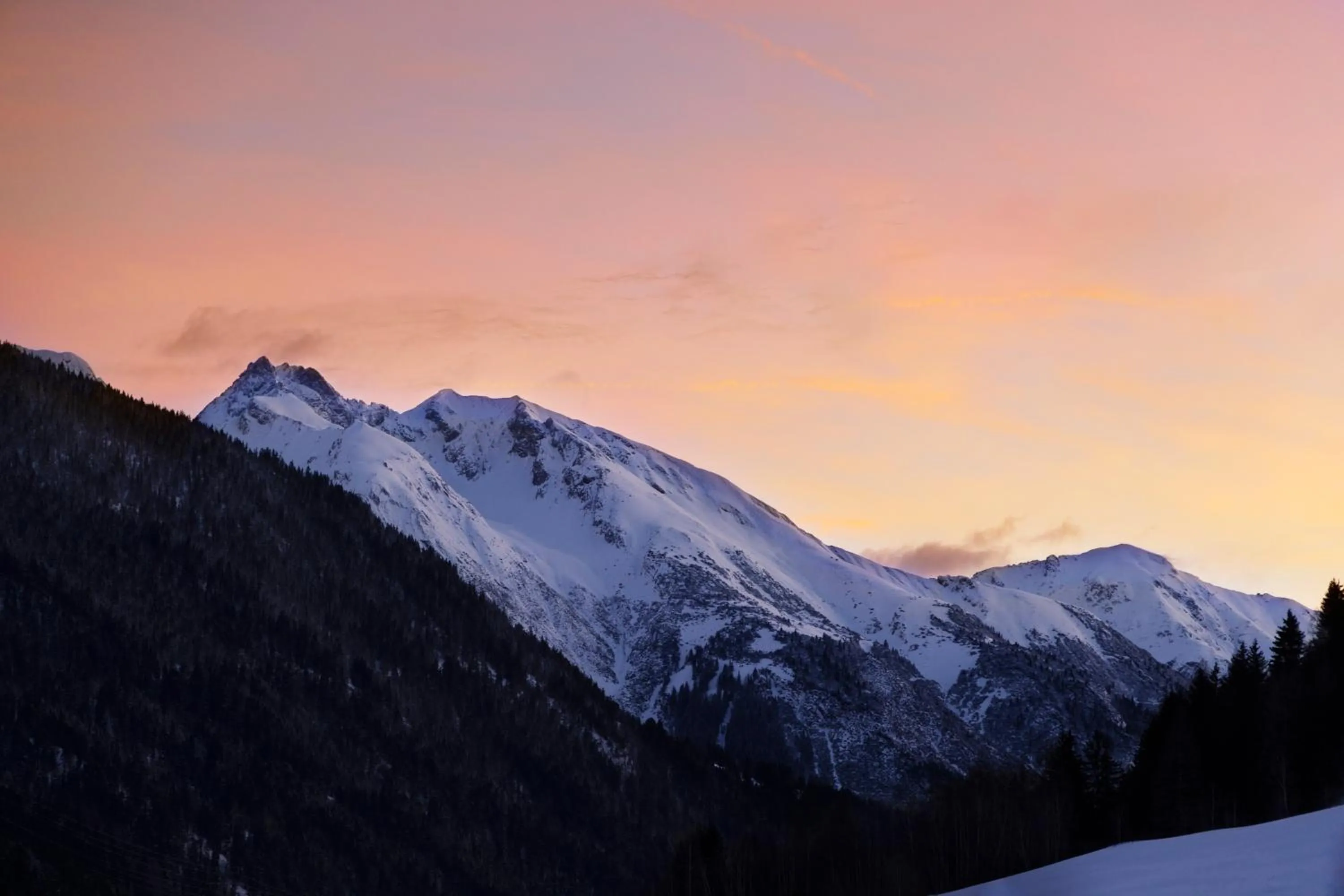 Natural landscape in Valluga Hotel