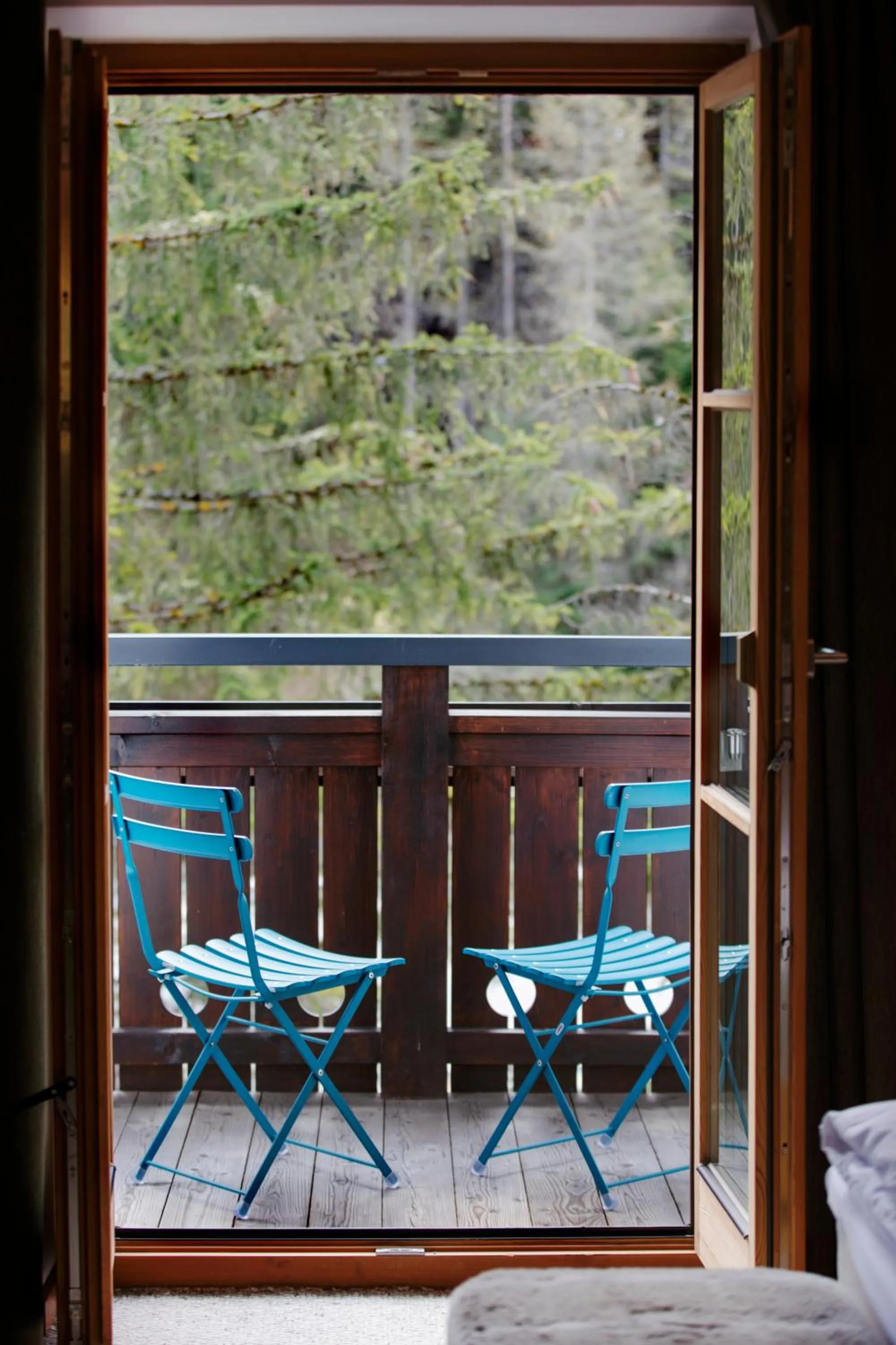 Balcony/Terrace in Valluga Hotel