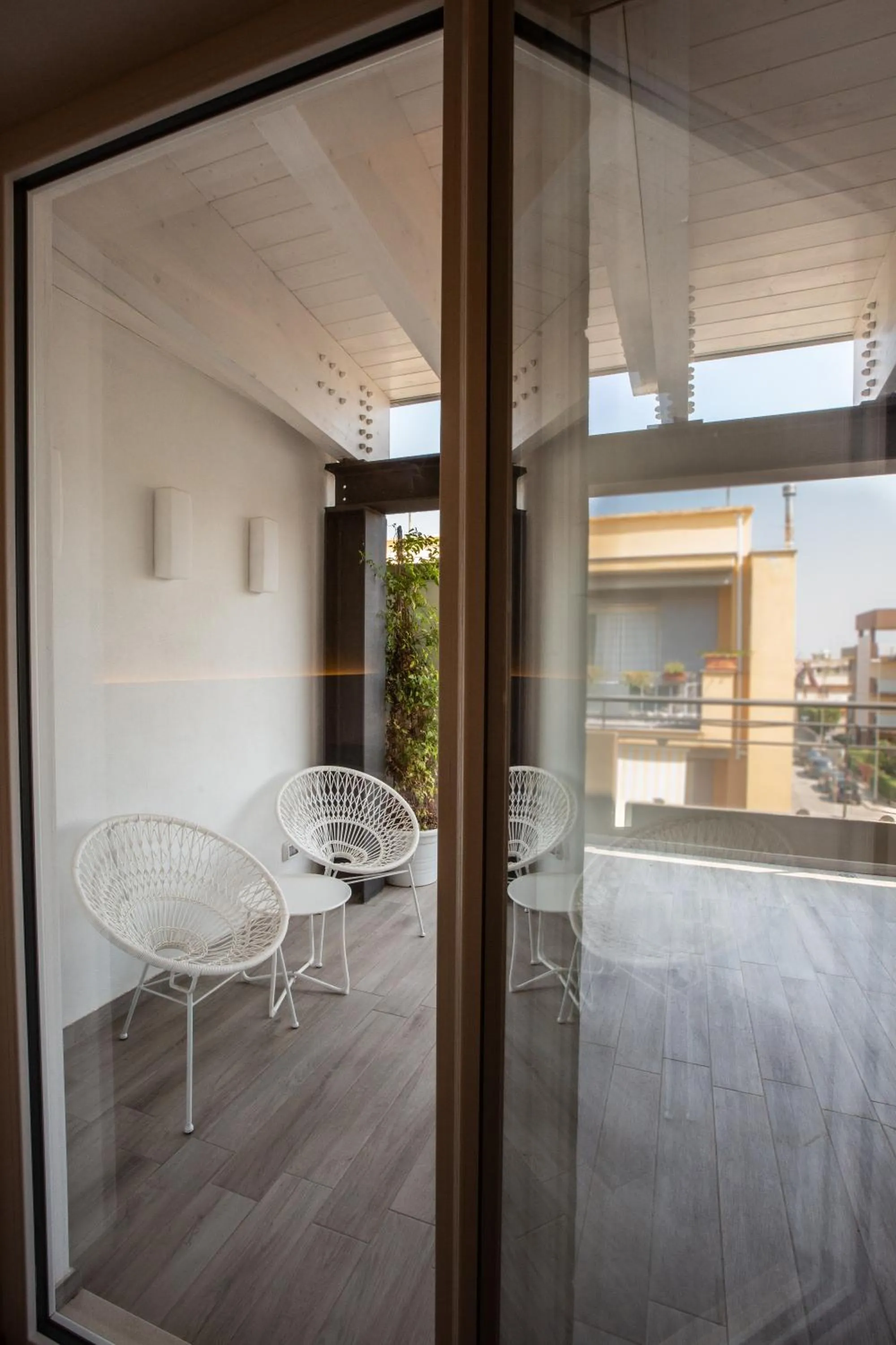 Balcony/Terrace in Hotel New Bari