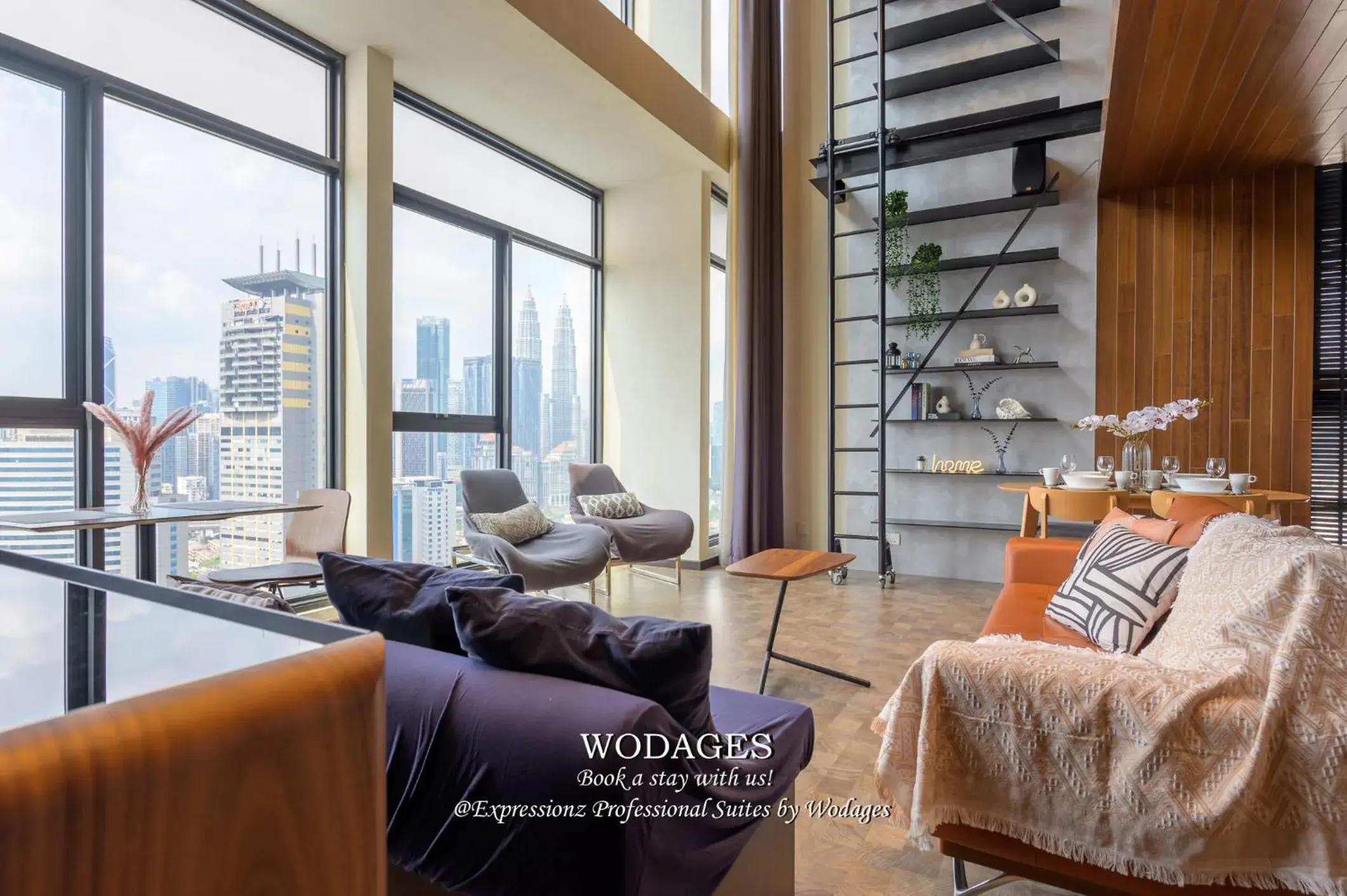 Cinematic Signature Loft (Two-Bedroom) with KLCC View in Expressionz KLCC by Wodages Cinematic Signature Loft (Two-Bedroom) with KLCC View in Expressionz KLCC by Wodages