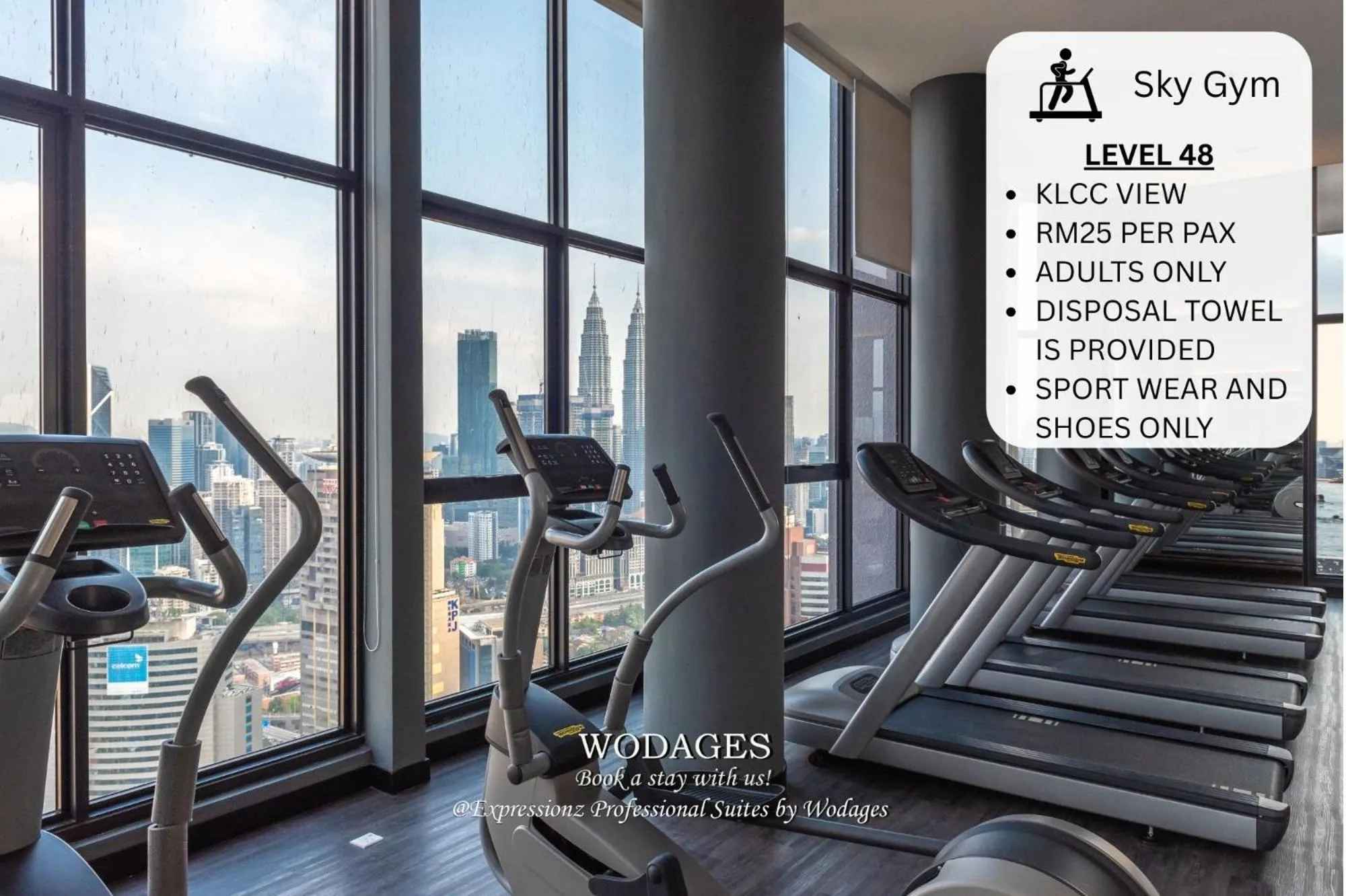 Fitness centre/facilities in Expressionz KLCC by Wodages