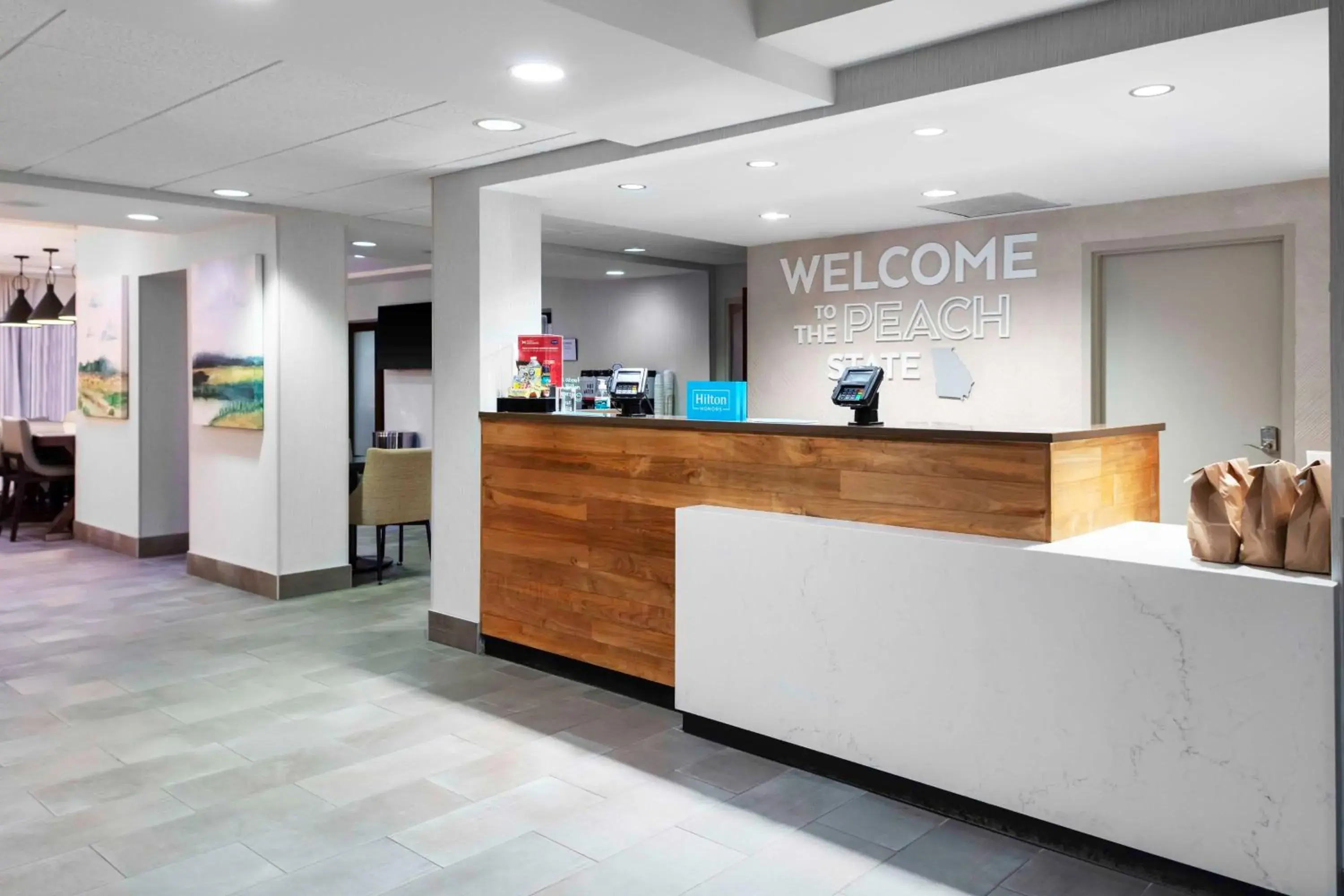 Lobby or reception in Hampton Inn Conyers Lobby or reception in Hampton Inn Conyers