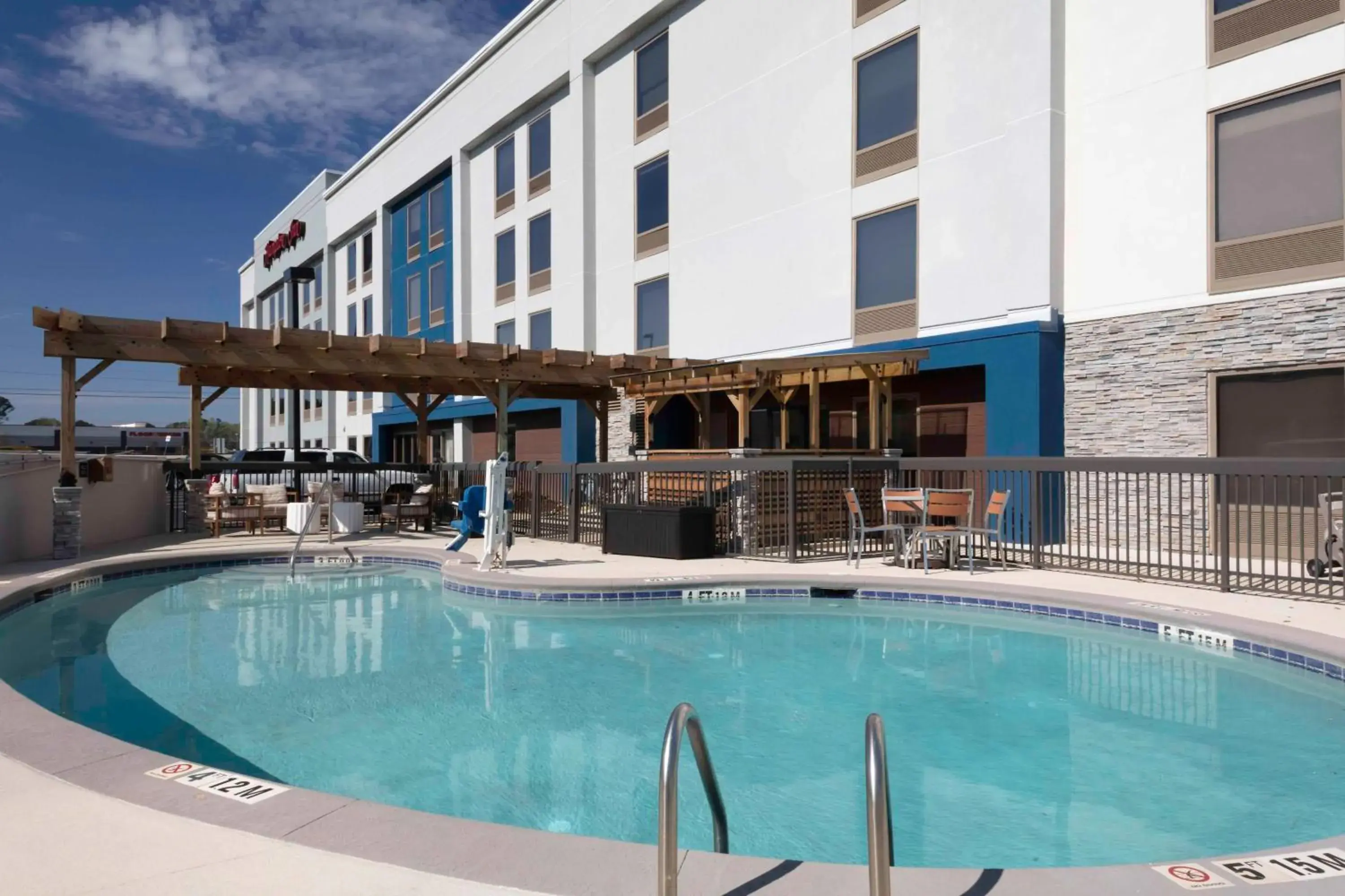 Pool view in Hampton Inn Conyers Pool view in Hampton Inn Conyers