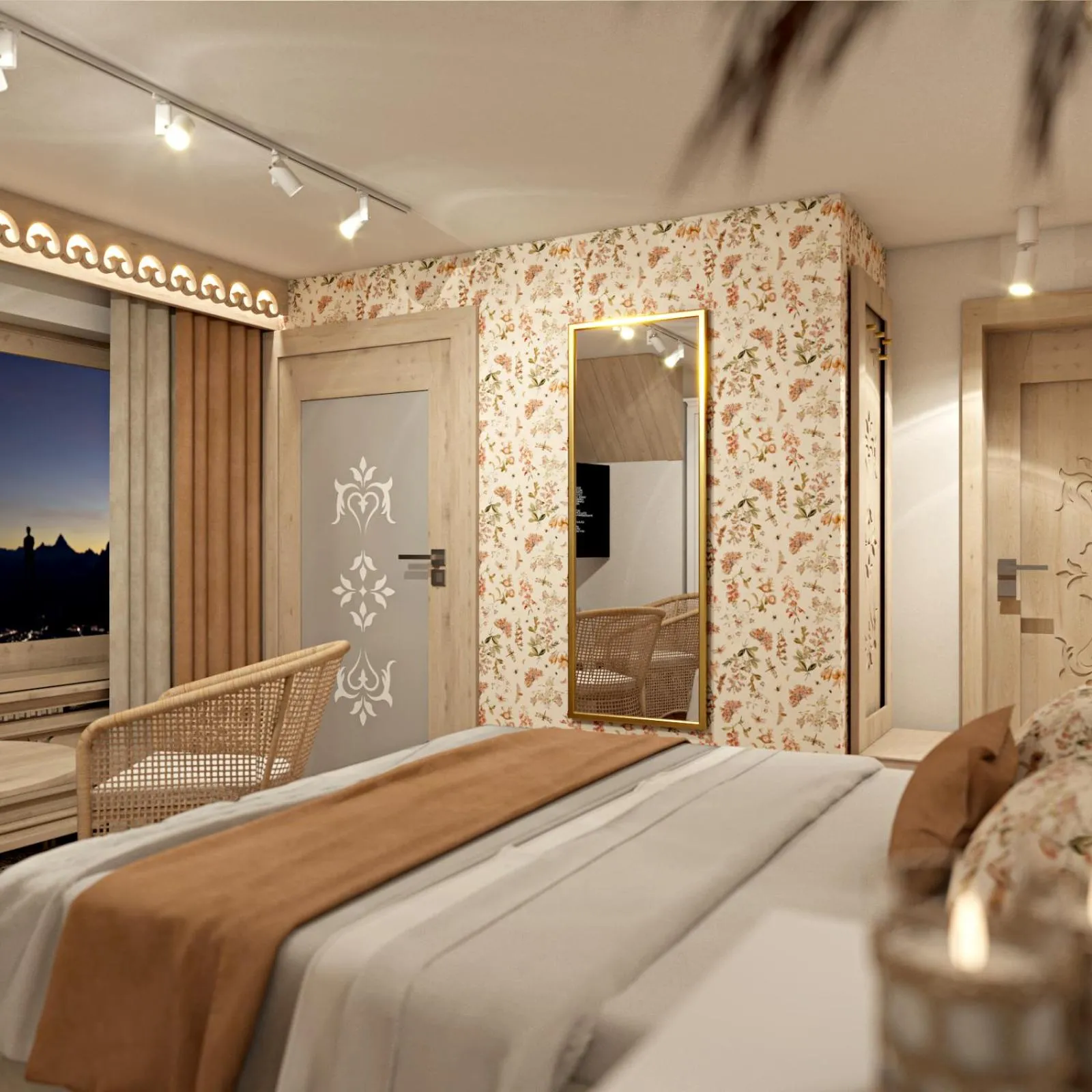 Bed in Paryżanka Basen Spa