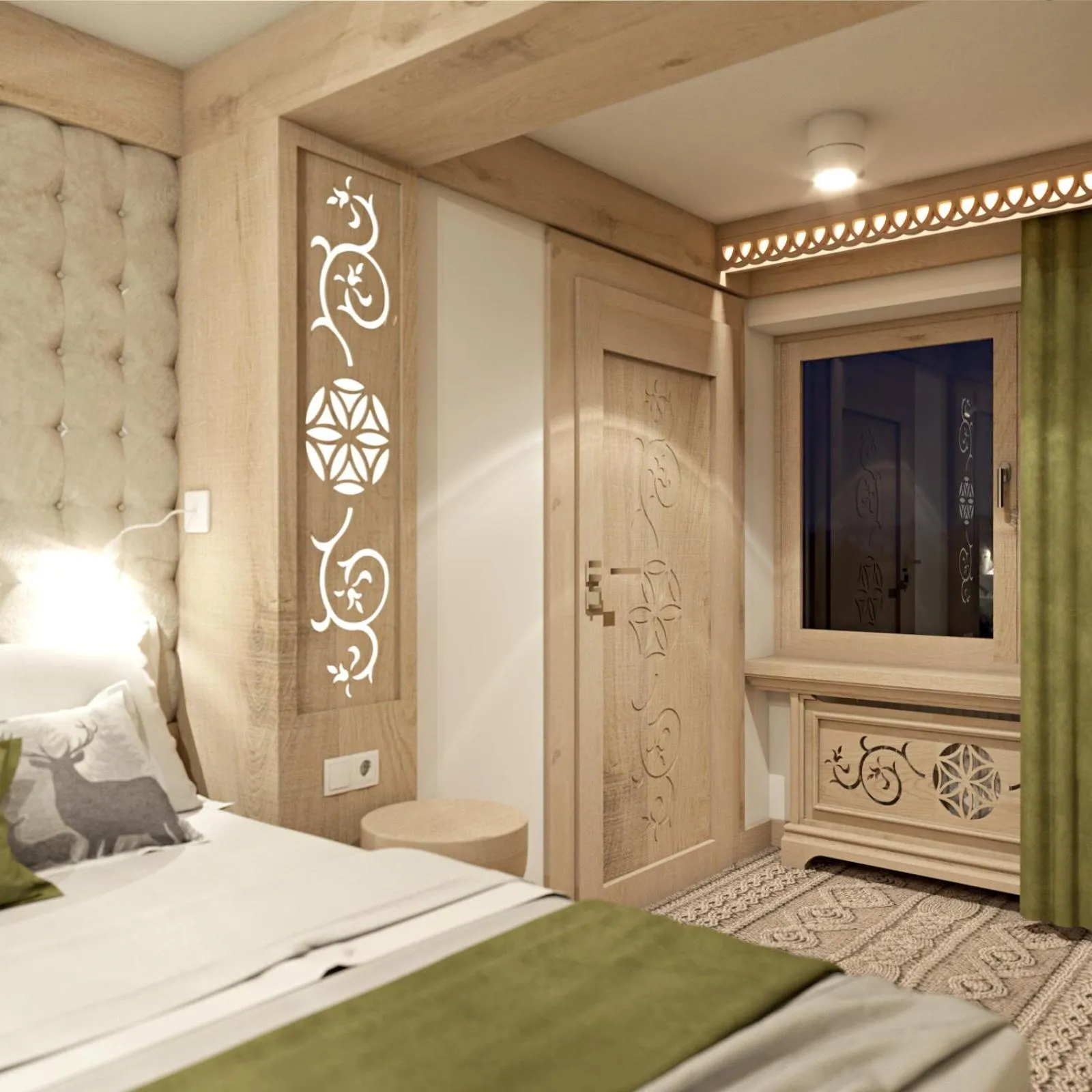 Bed in Paryżanka Basen Spa