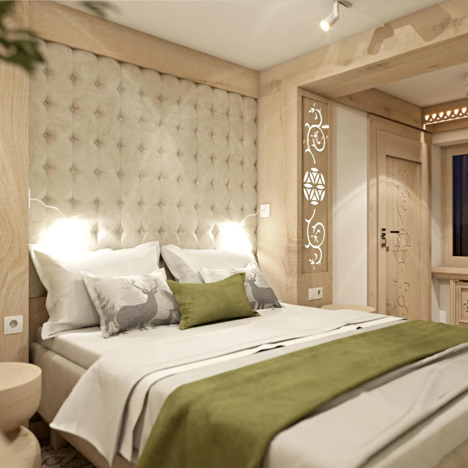 Bed in Paryżanka Basen Spa