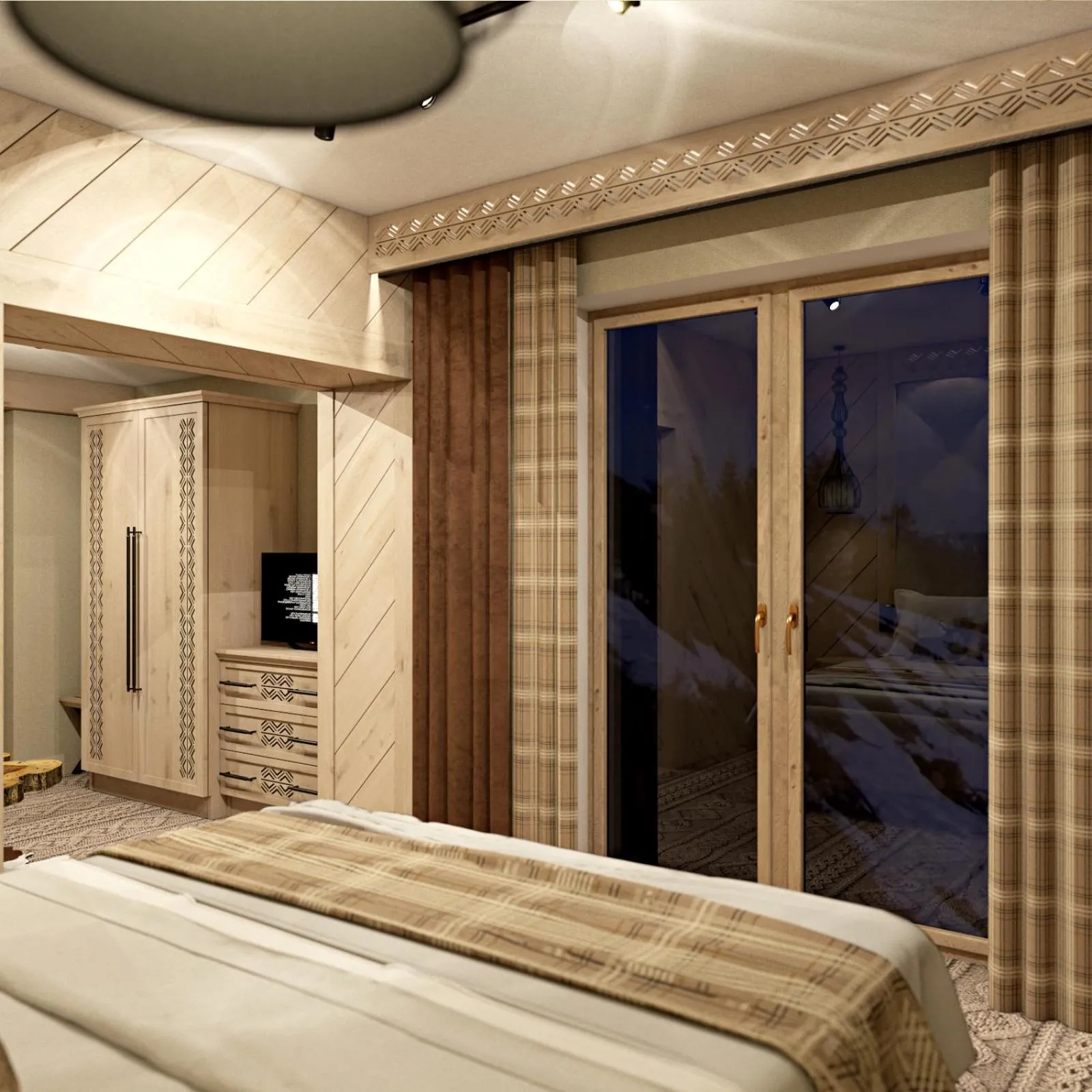 Bed in Paryżanka Basen Spa
