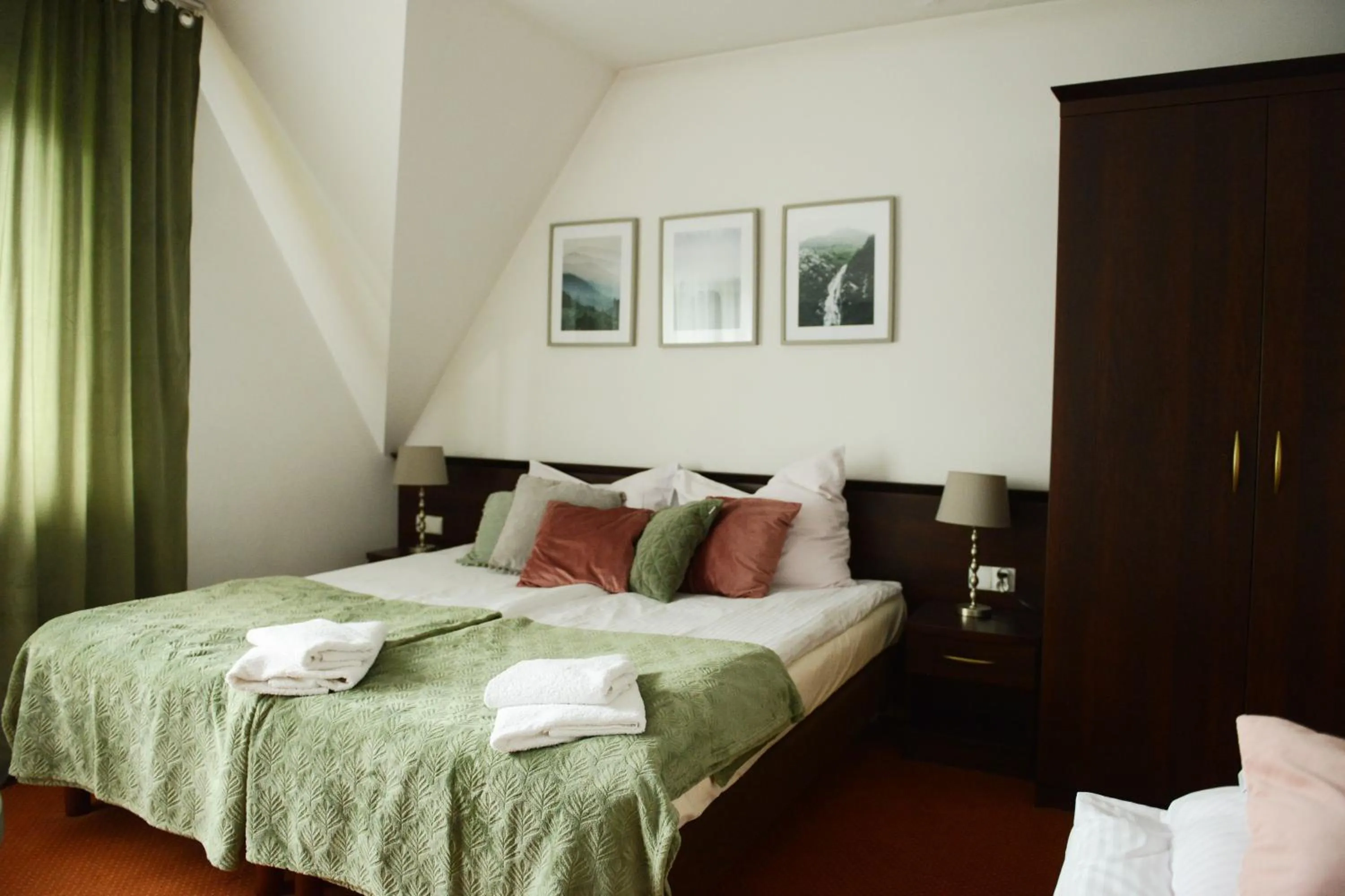 Bed in Paryżanka Basen Spa