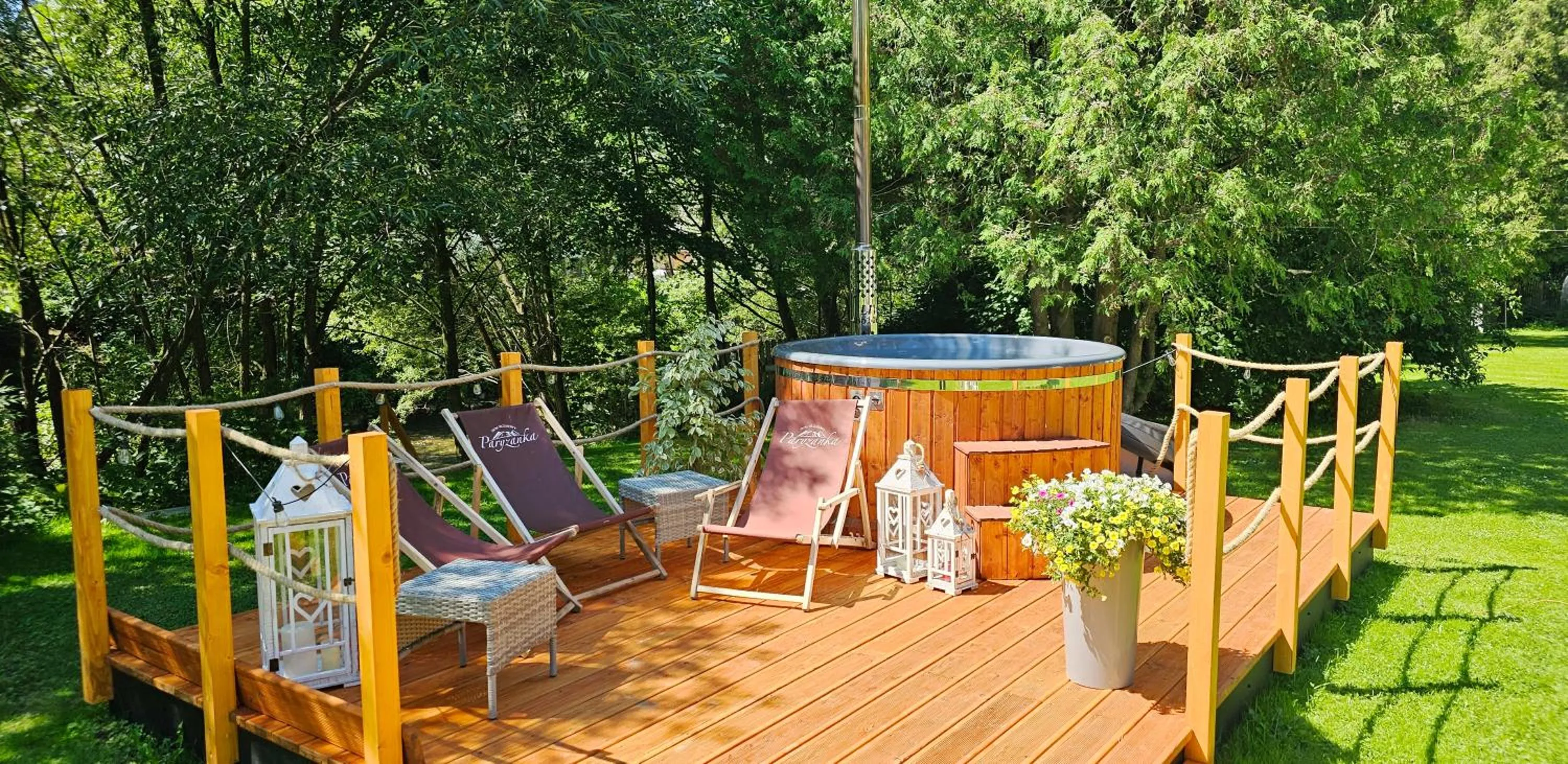 Garden in Paryżanka Basen Spa