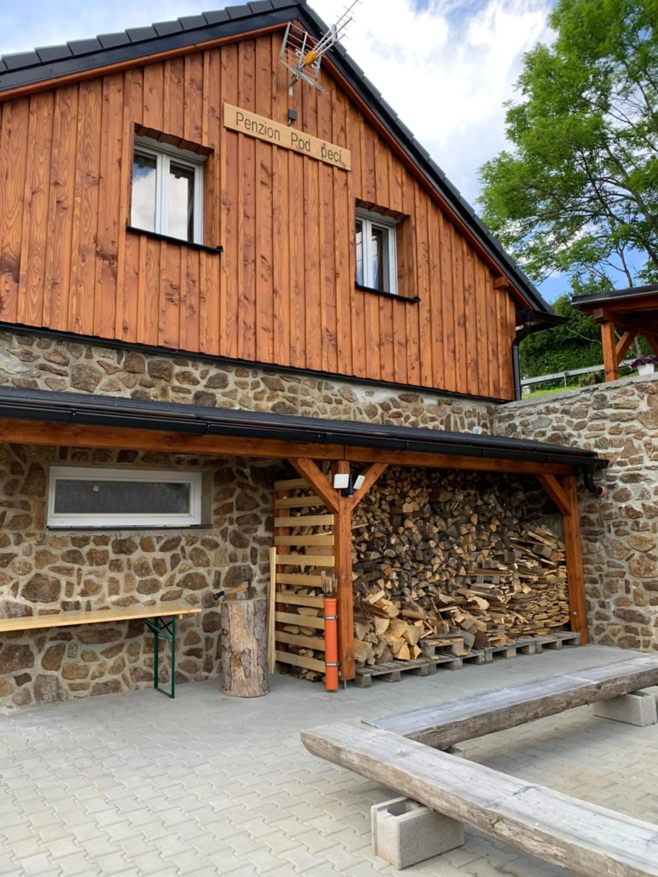 Property building in Penzion Pod pecí