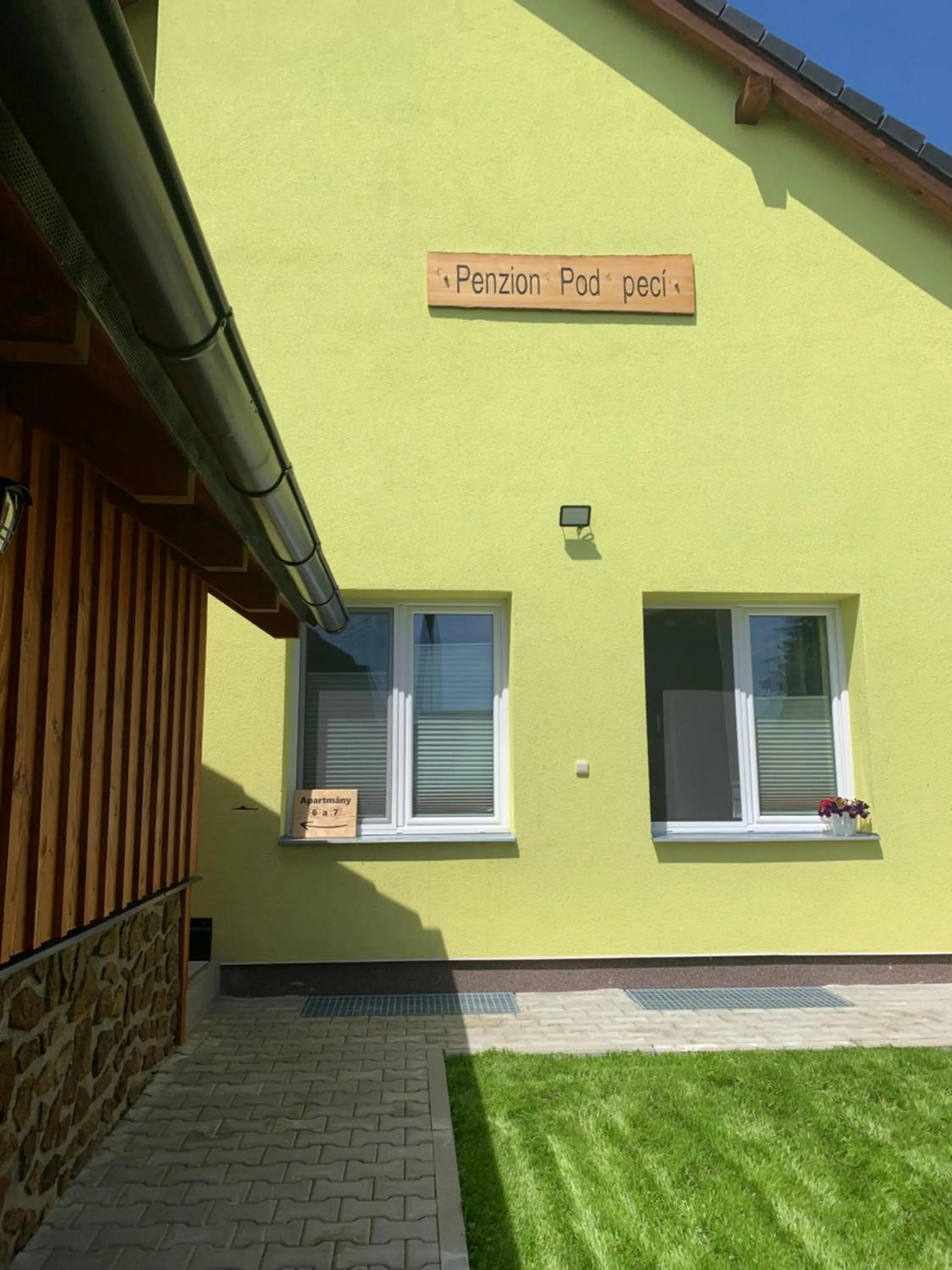 Property building in Penzion Pod pecí