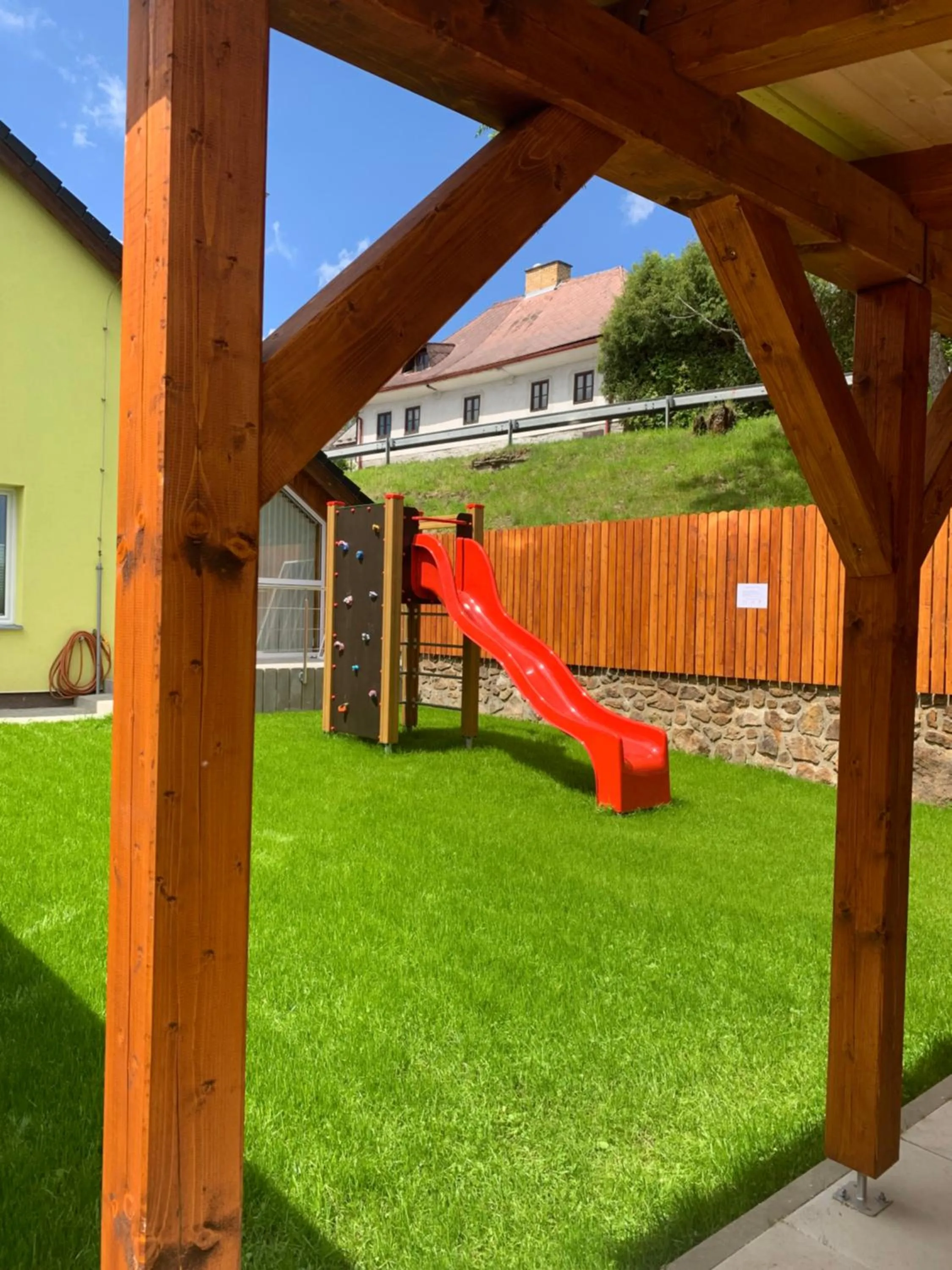 Children play ground in Penzion Pod pecí