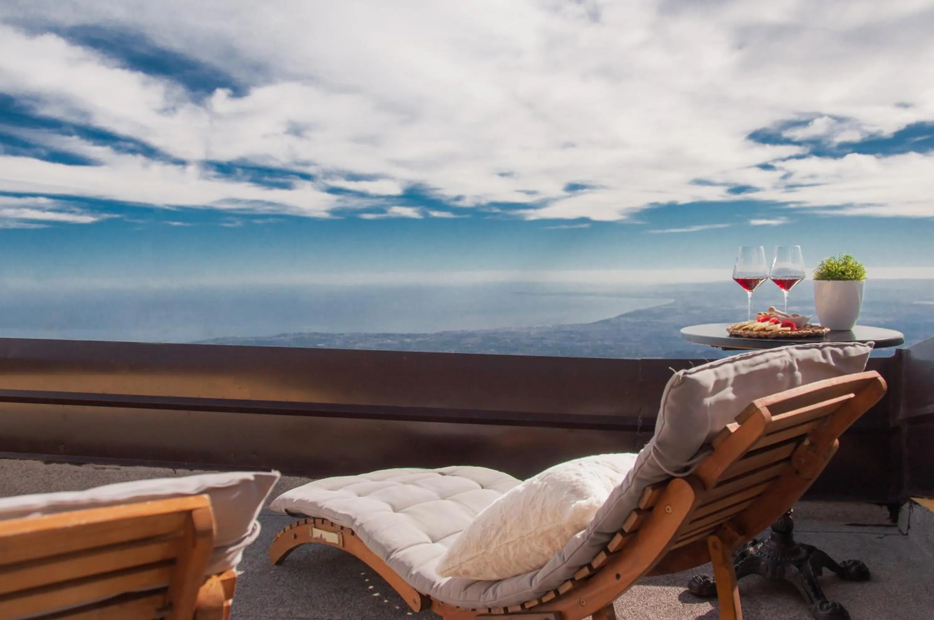 Balcony/Terrace in Corsaro Etna Hotel&SPA