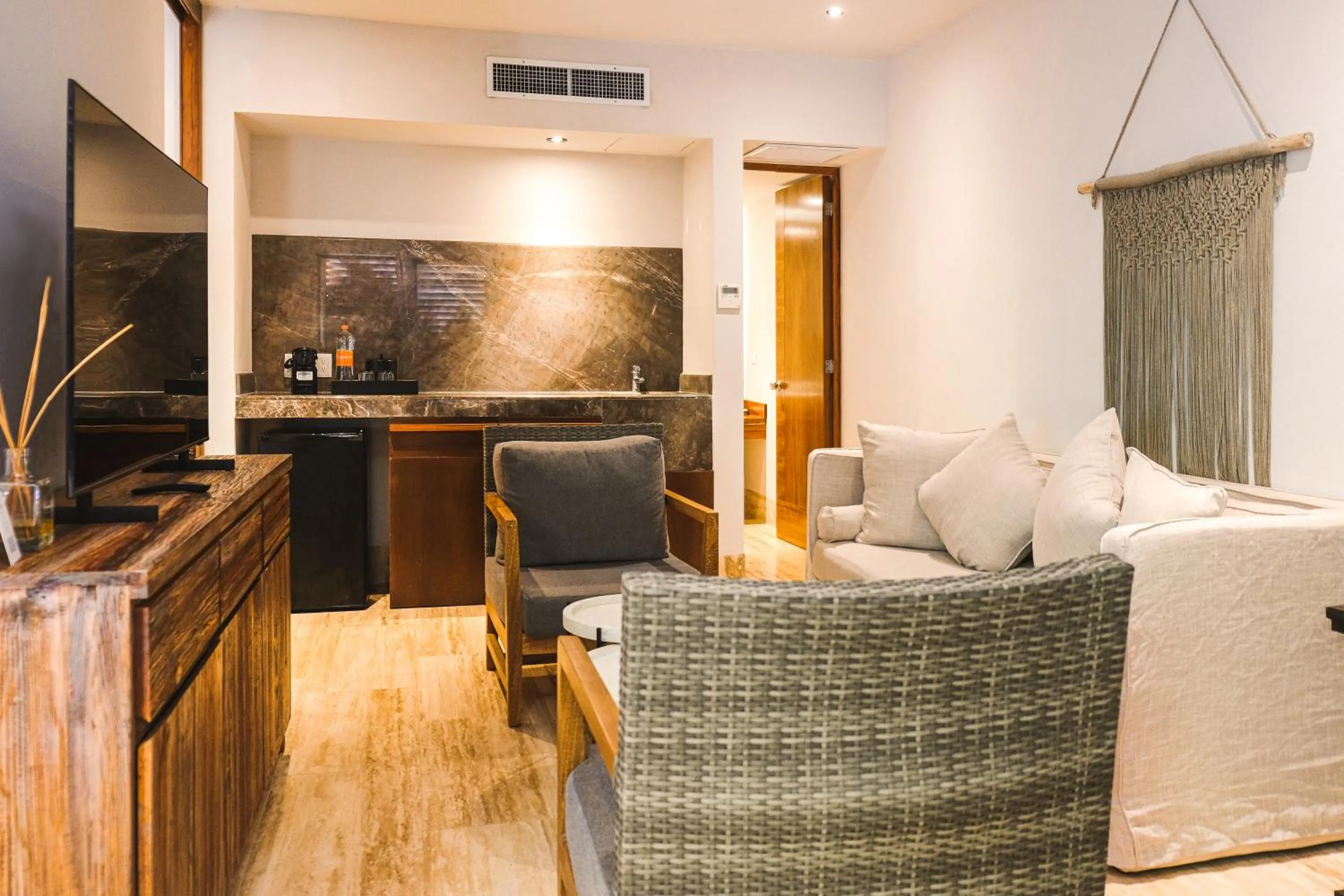 Patio in Kimpton Aluna Resort Tulum by IHG