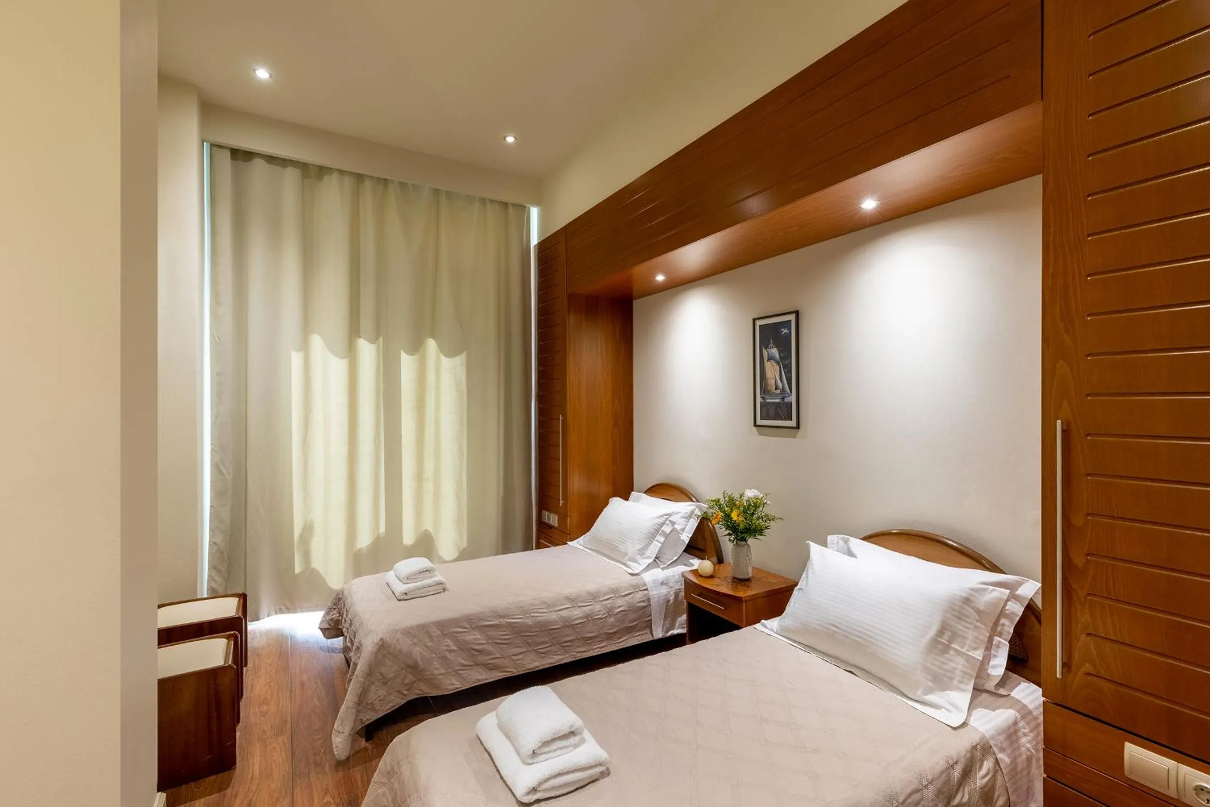 Bed in Hotel Palladion