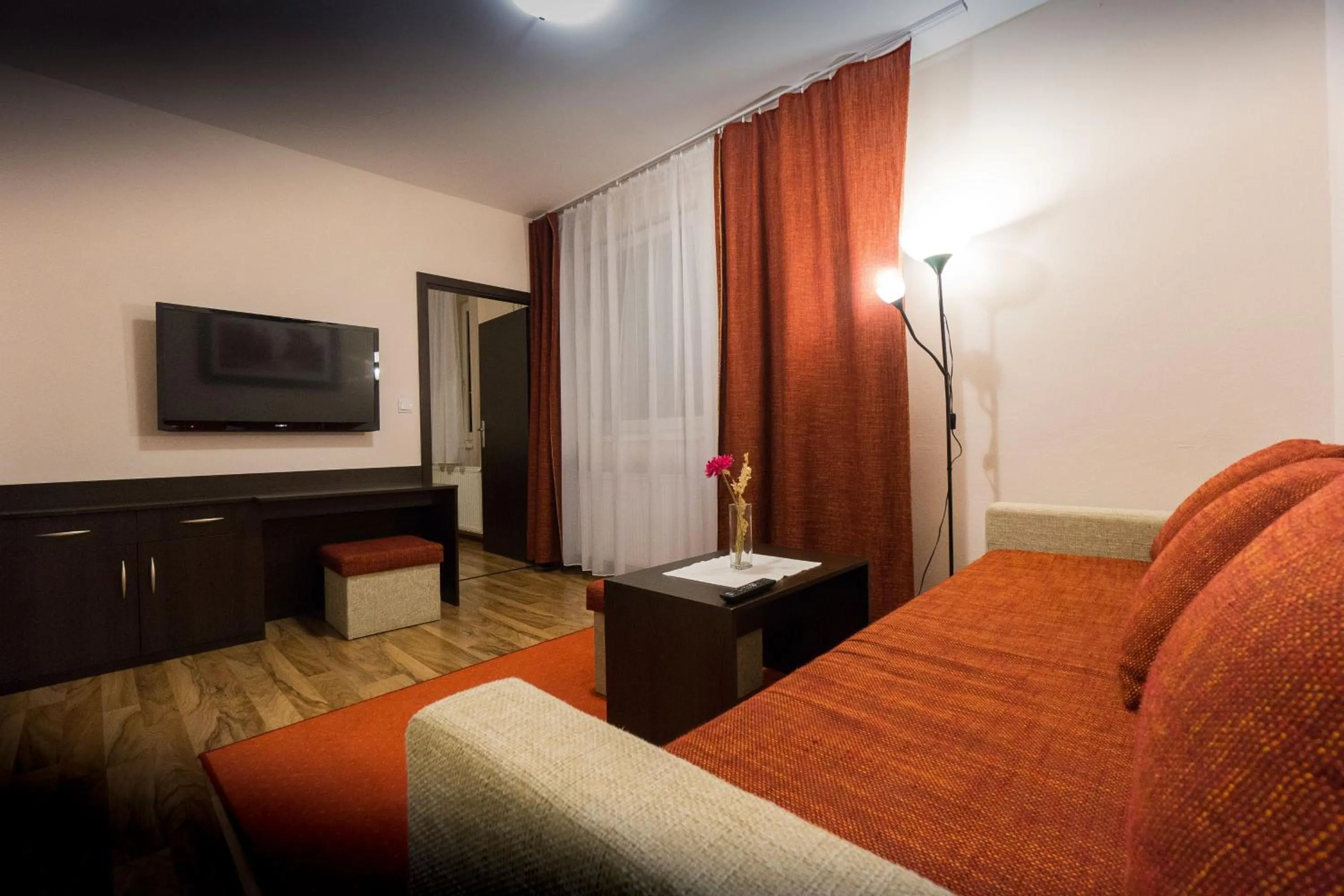 Living room, Bed in Penzión Talisman