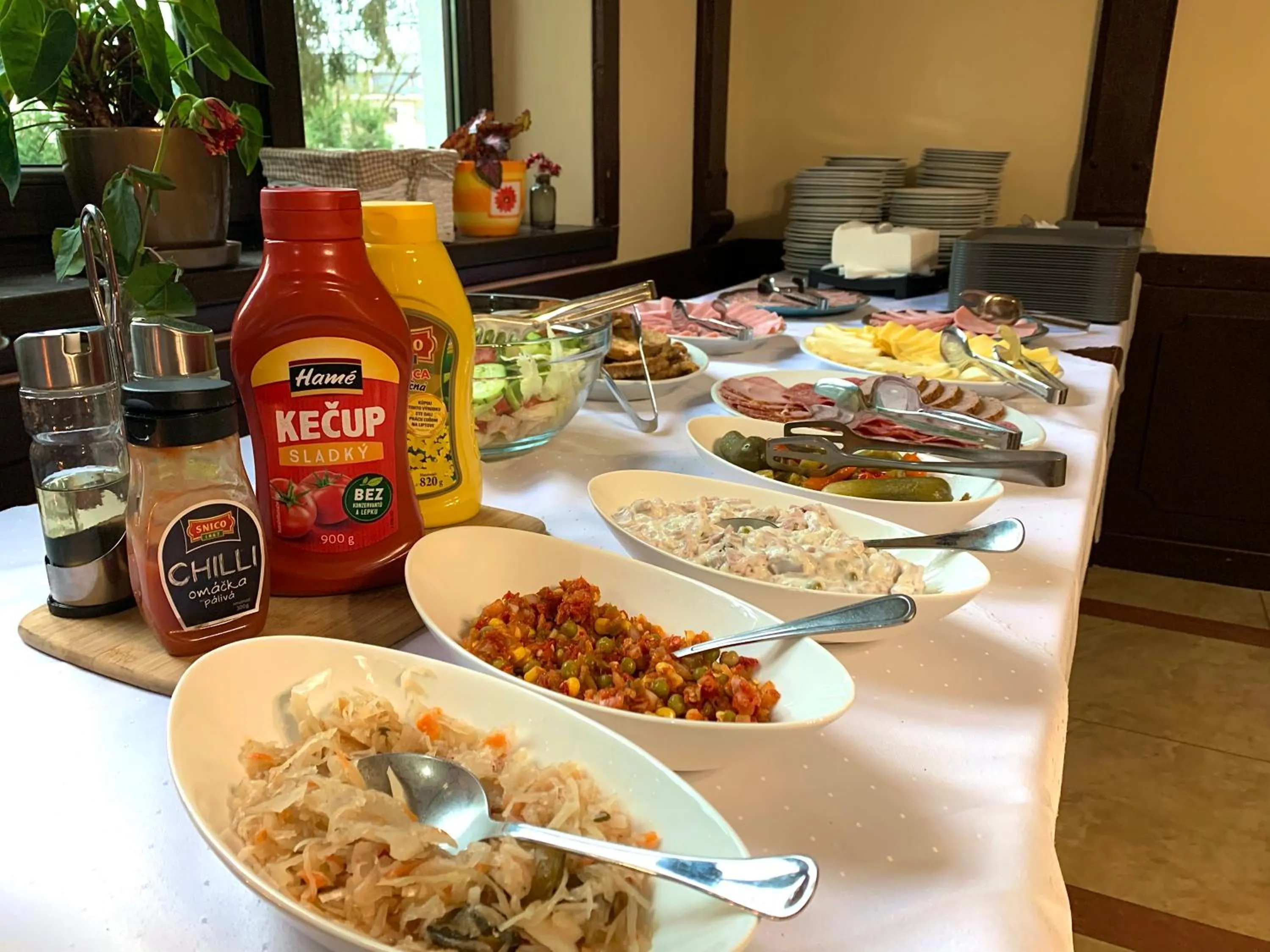 Breakfast in Penzión Talisman