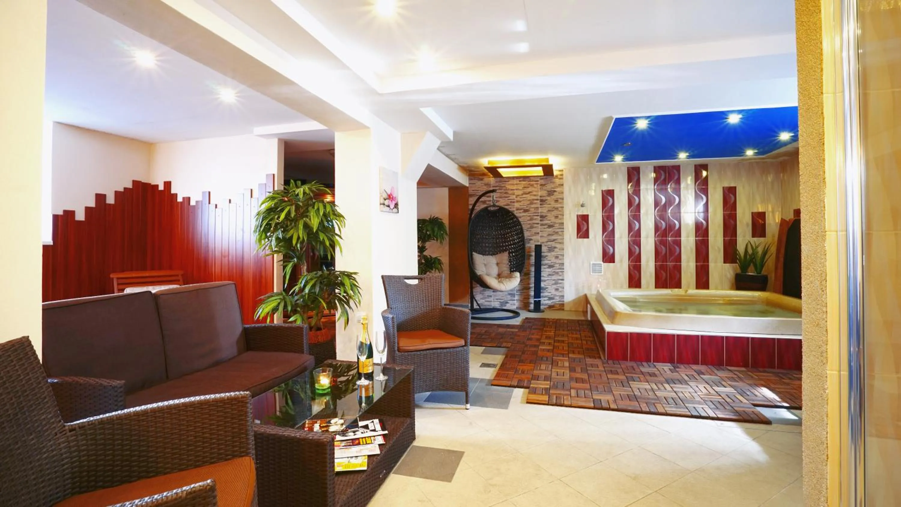 Hot Tub in Penzión Talisman