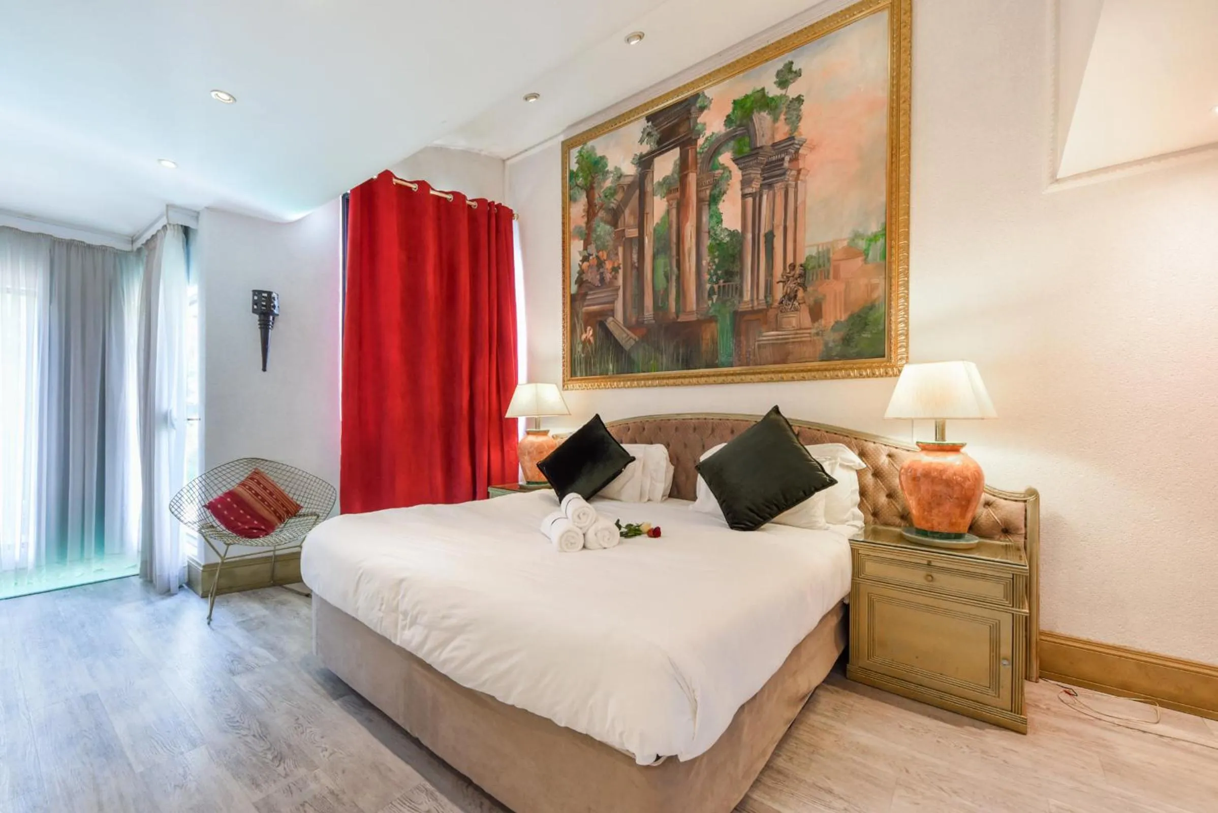 Bedroom, Bed in Villa Simonne