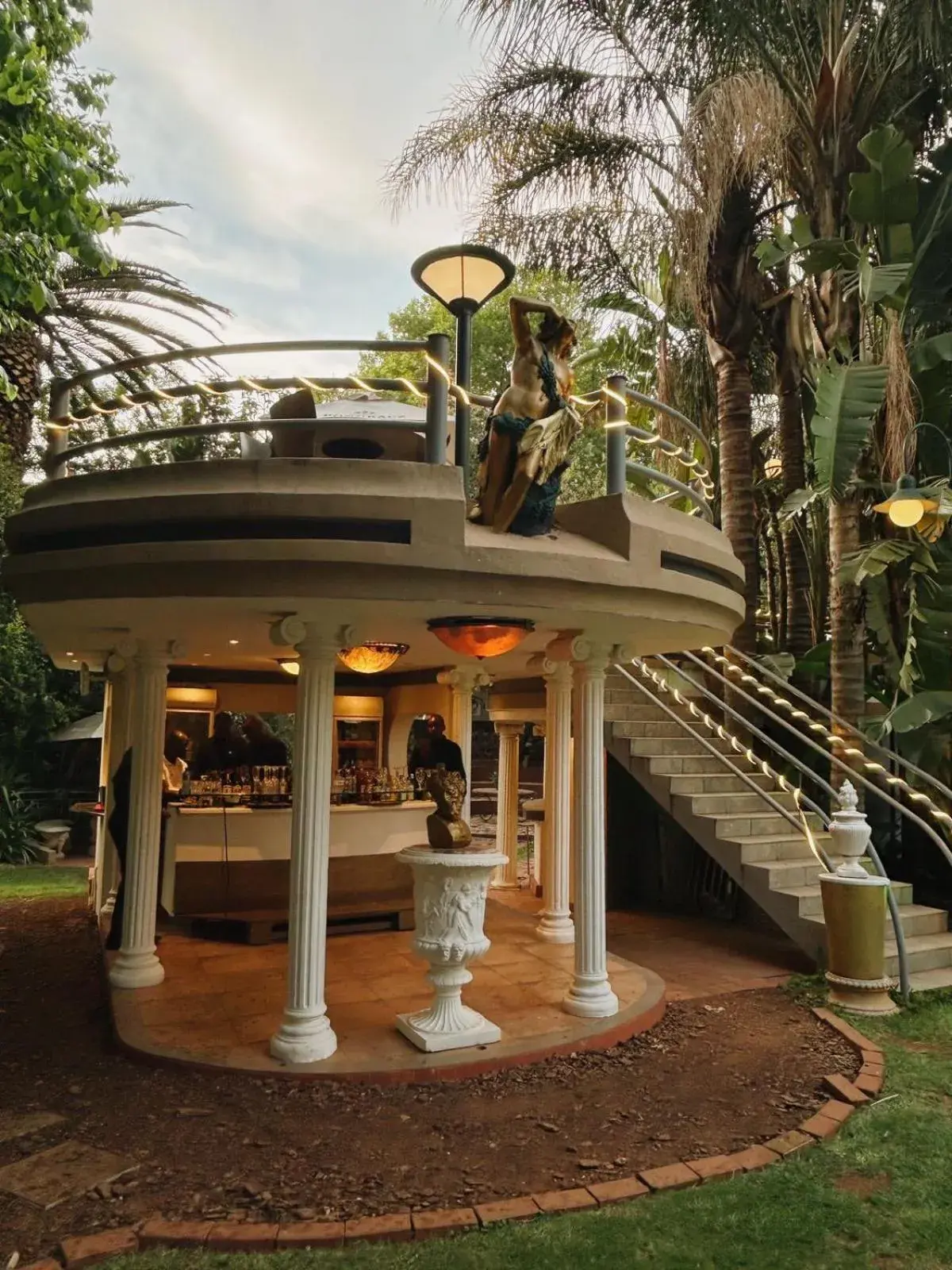 Garden view in Villa Simonne Garden view in Villa Simonne