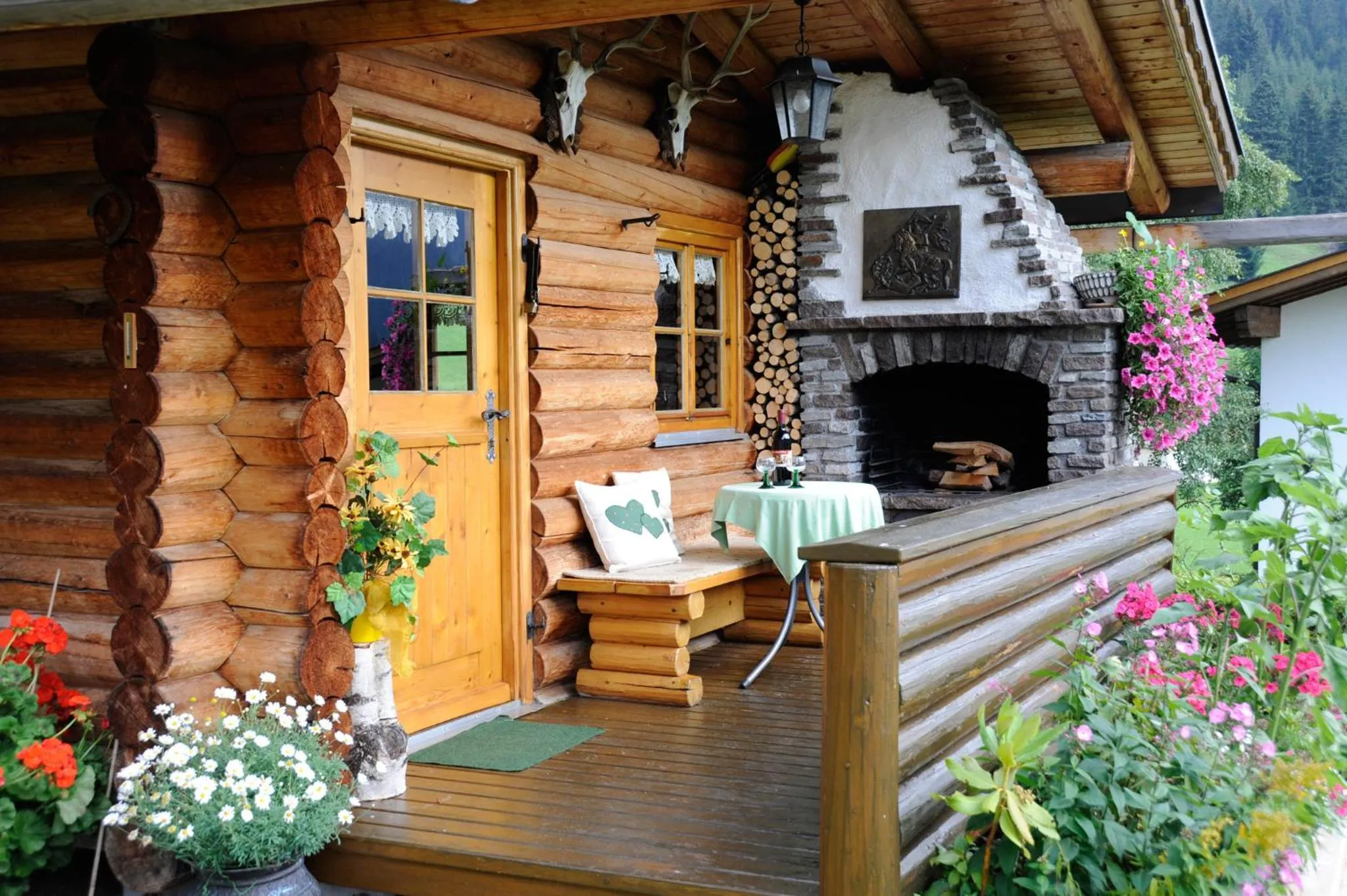 Balcony/Terrace in Gästehaus Bergland