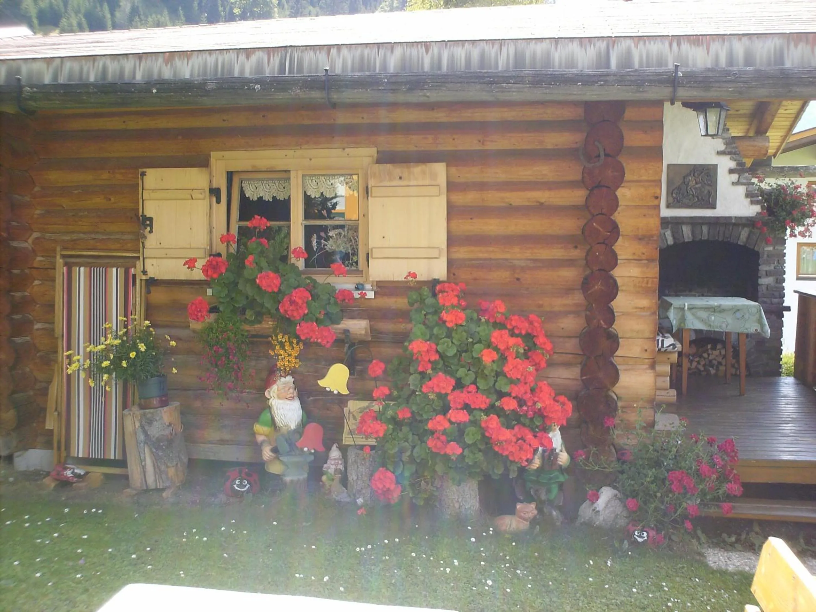 Garden in Gästehaus Bergland