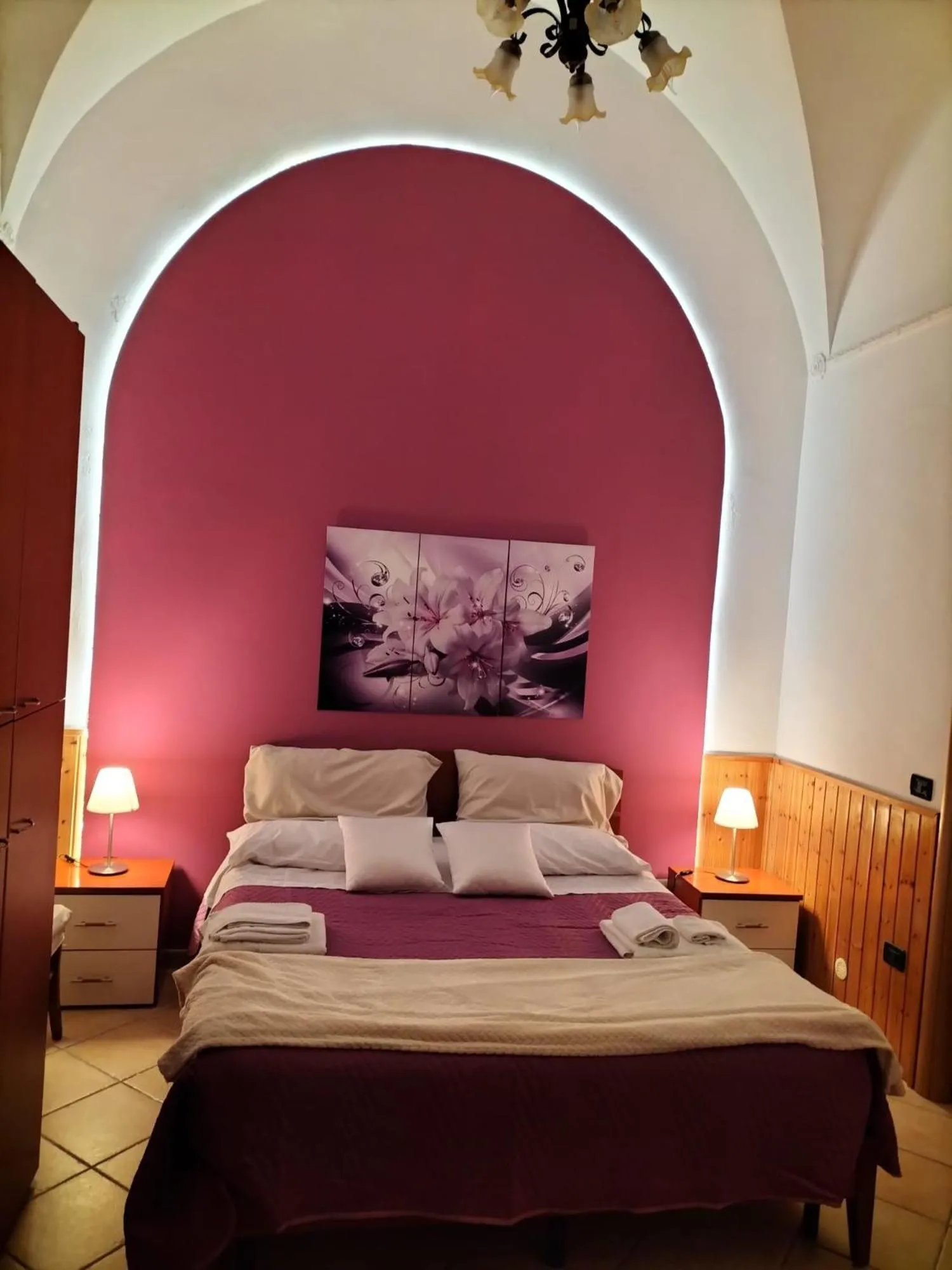 Bed in B&B Da Rosa