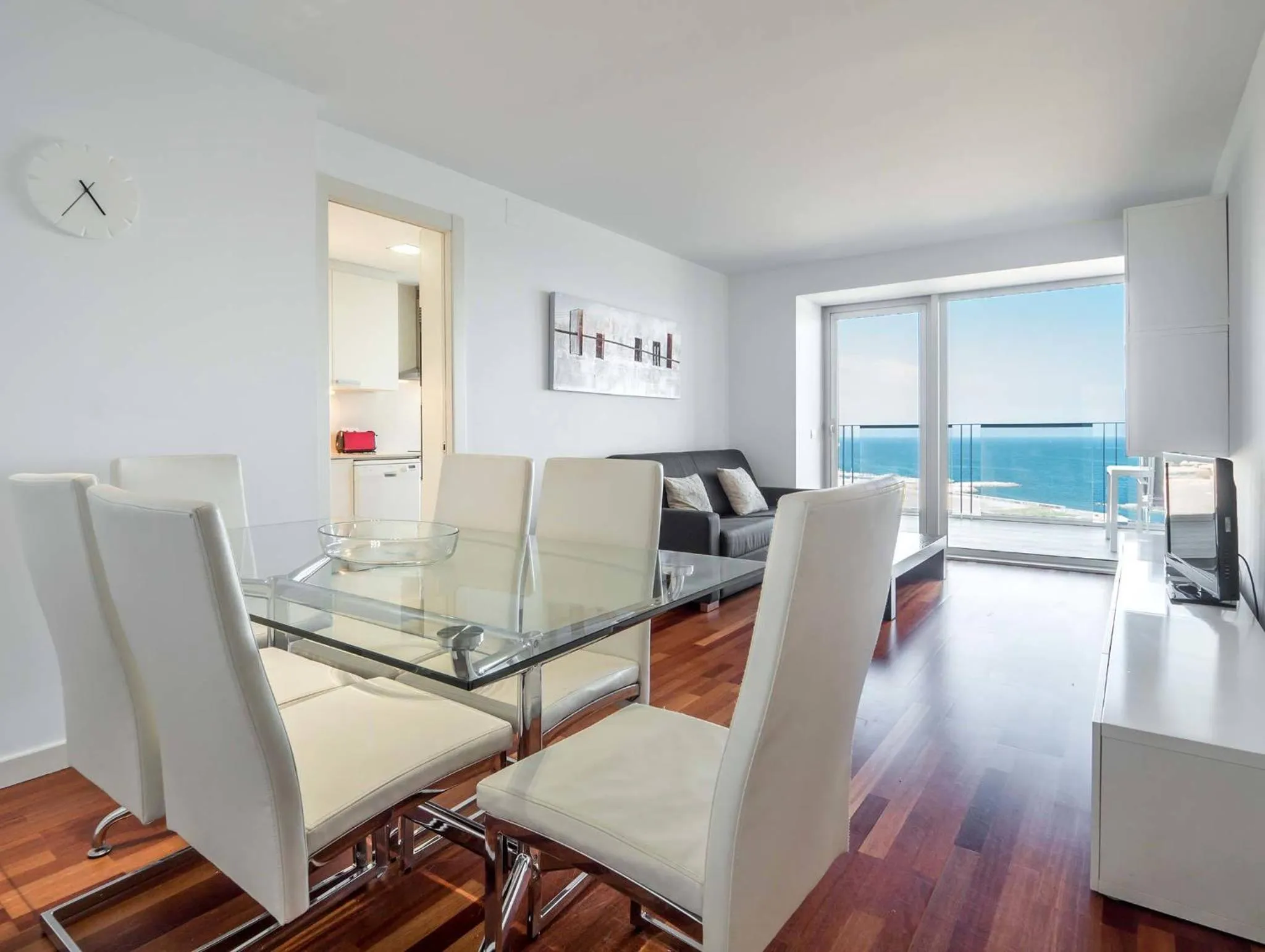 Living room in Rent Top Apartments Beach-Diagonal Mar