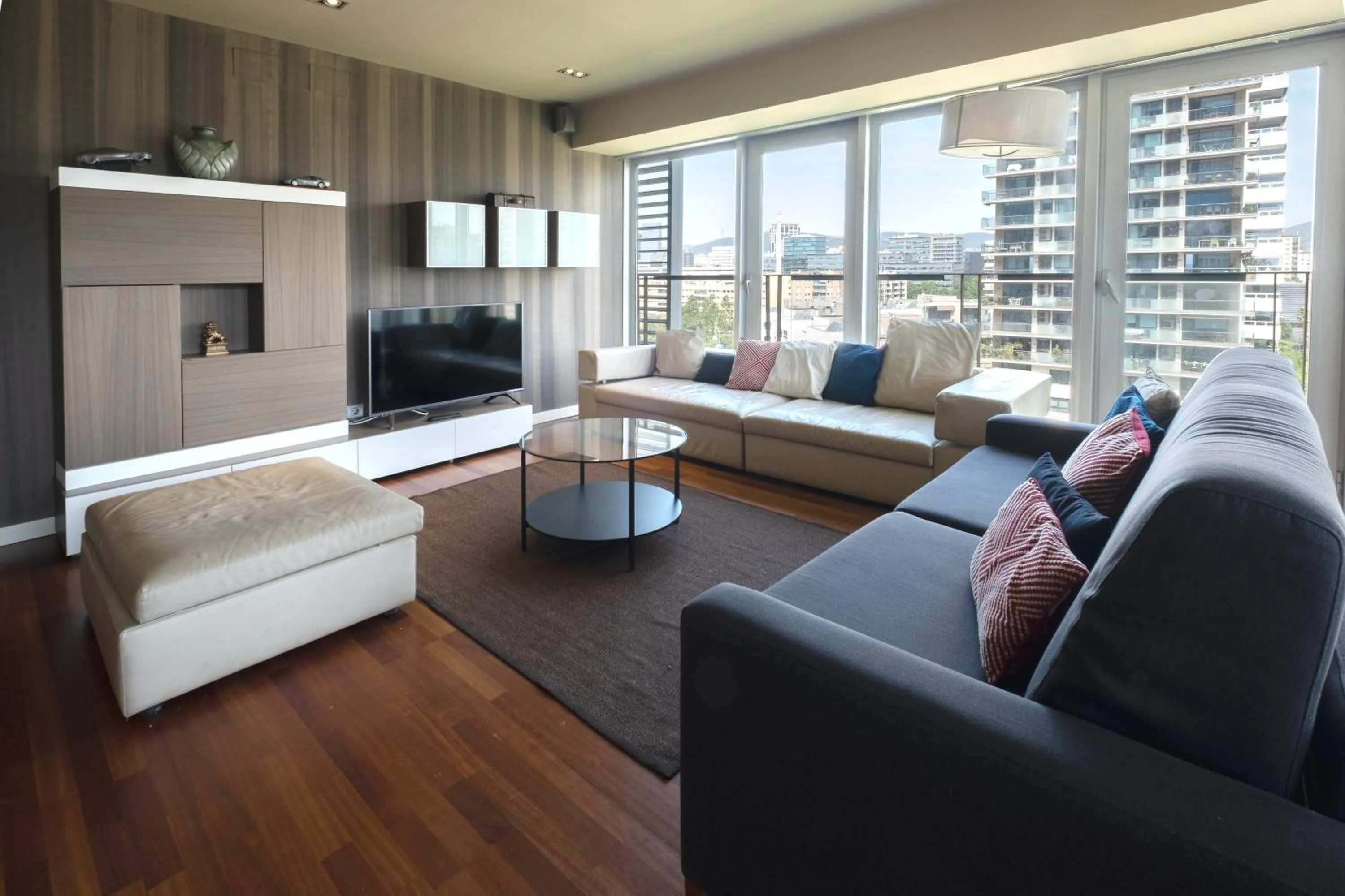 Living room in Rent Top Apartments Beach-Diagonal Mar