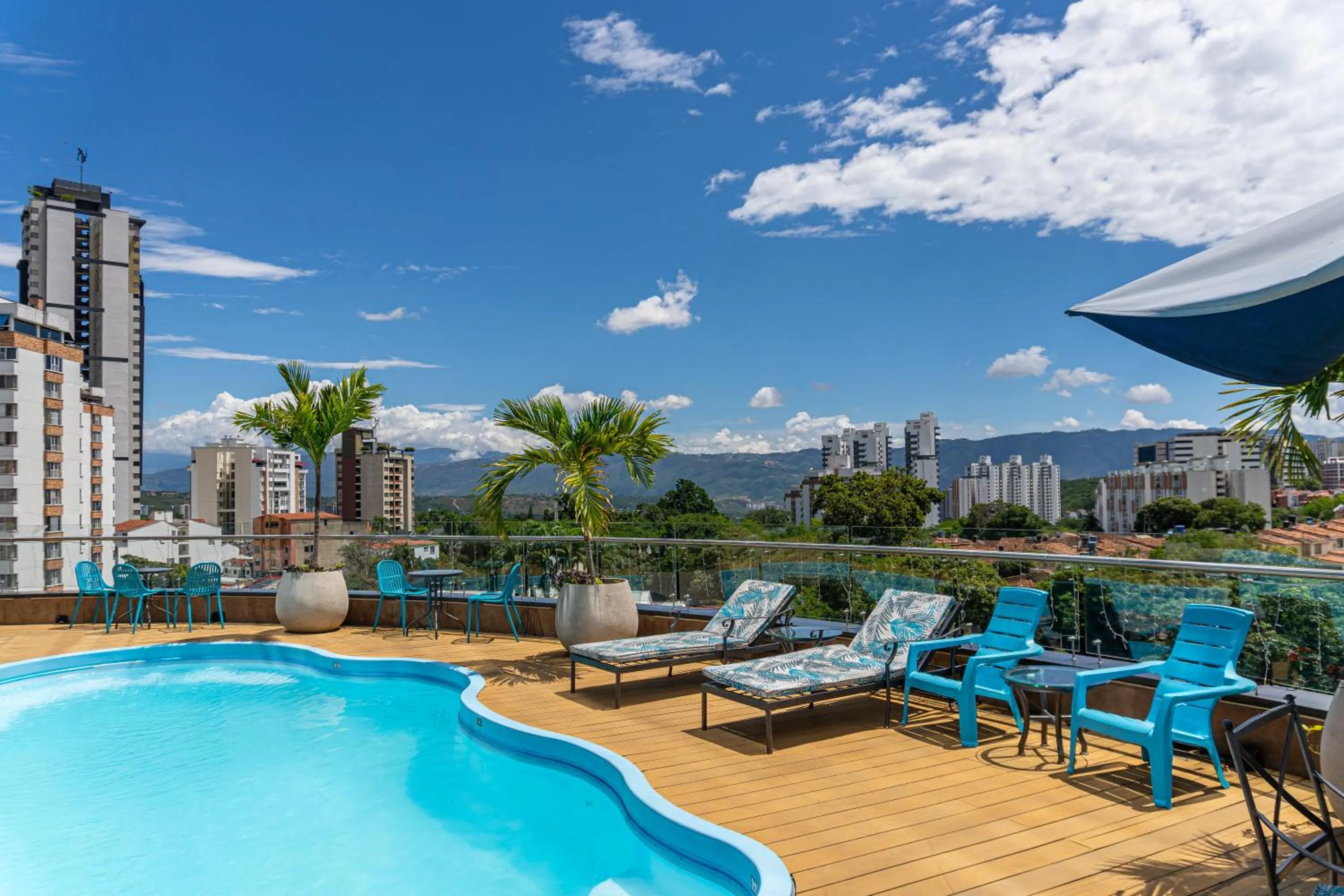 Balcony/Terrace in Hotel Roseliere Bucaramanga