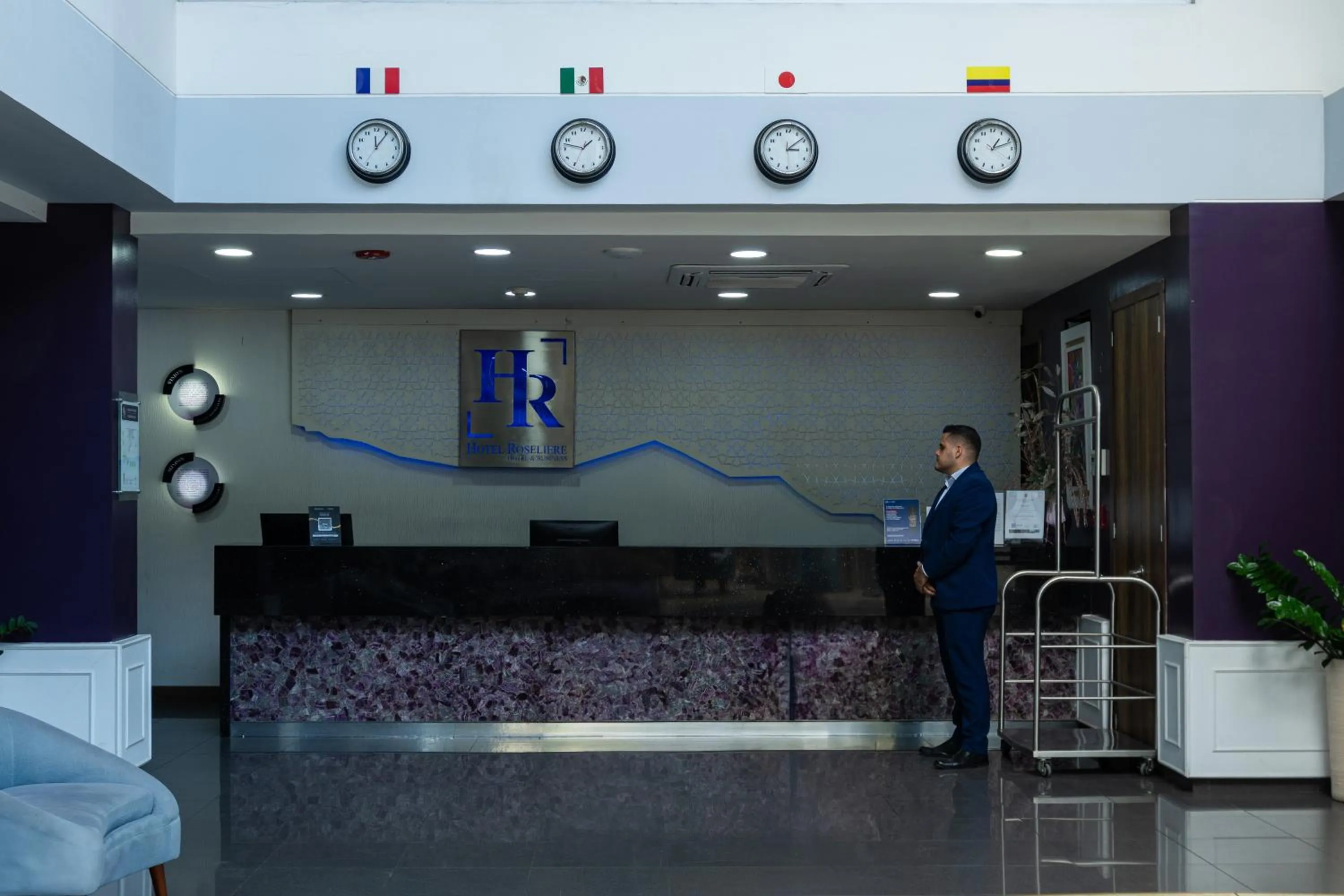 Lobby or reception in Hotel Roseliere Bucaramanga
