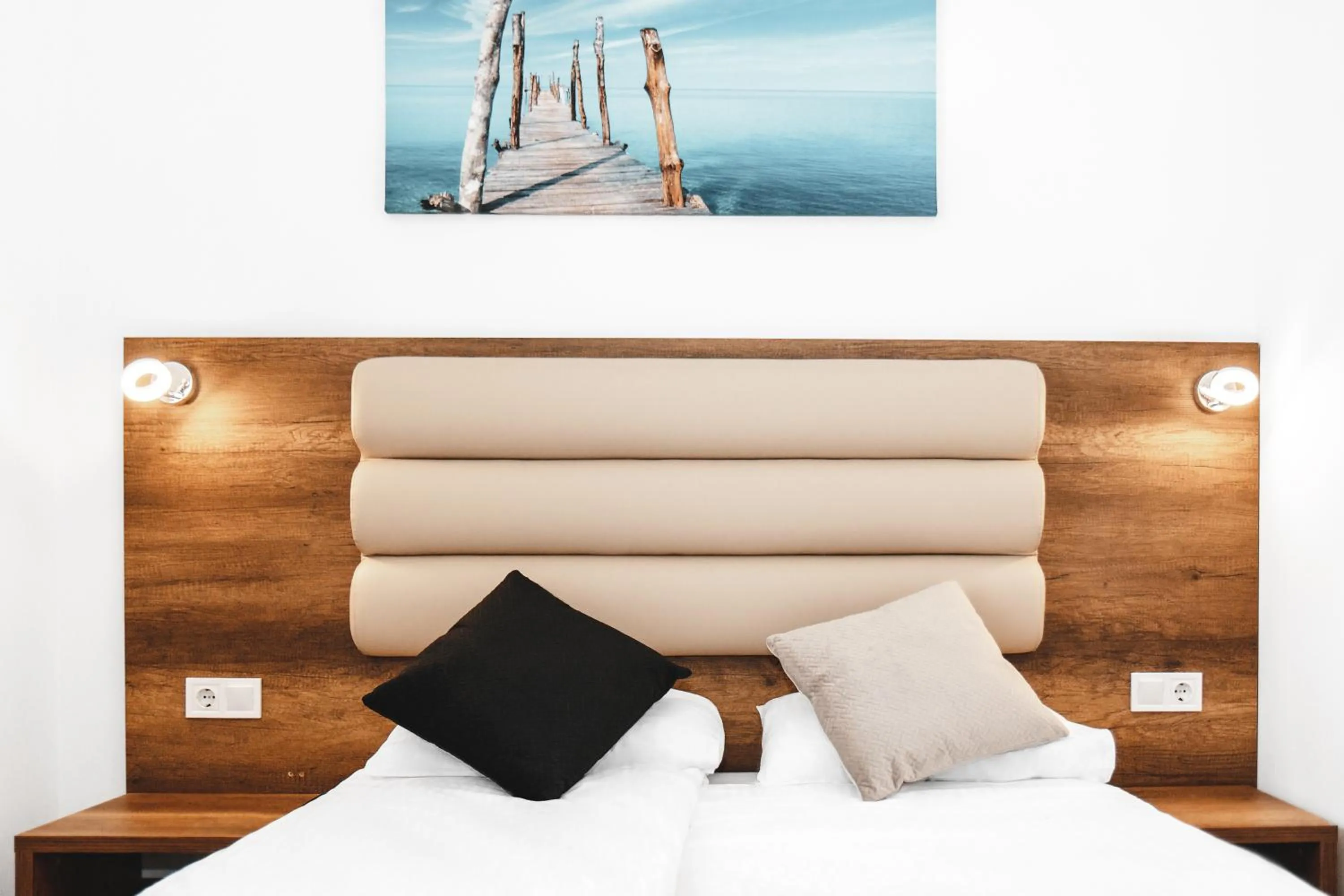 Bed in Hotel Castle Rastatt