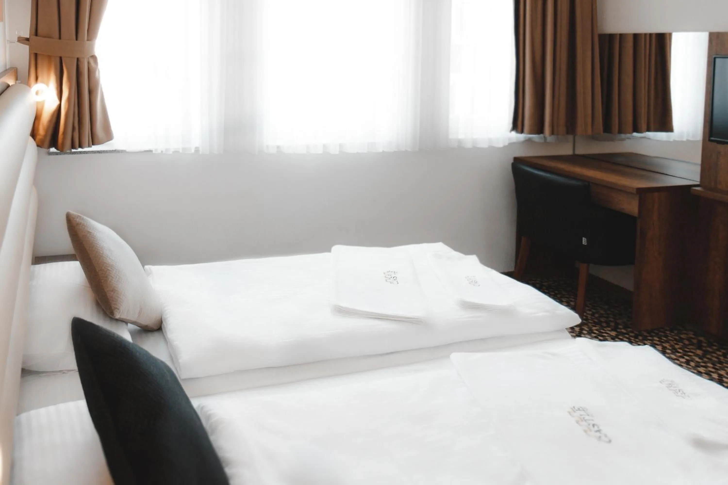 Bed in Hotel Castle Rastatt