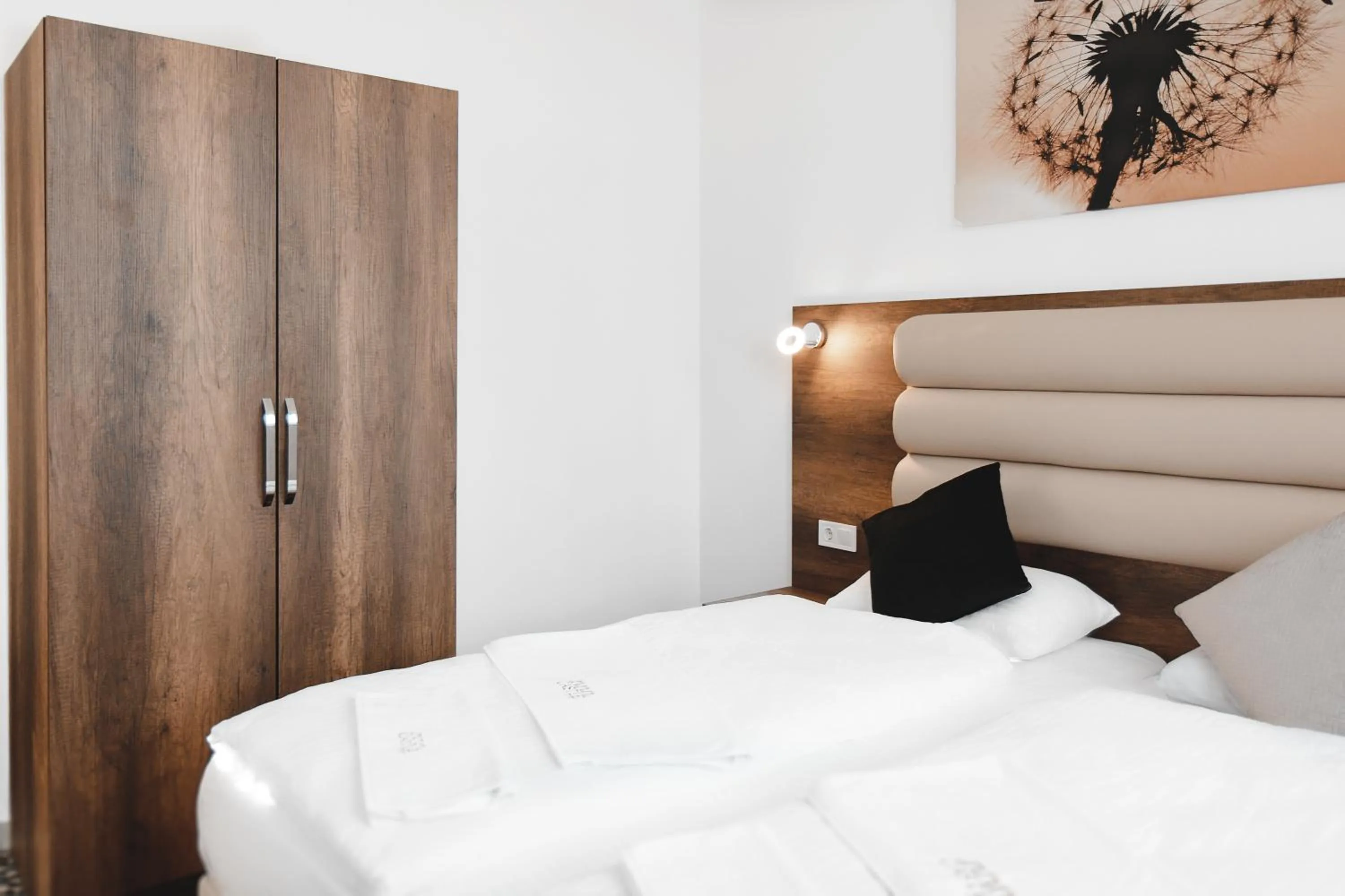 Bed in Hotel Castle Rastatt