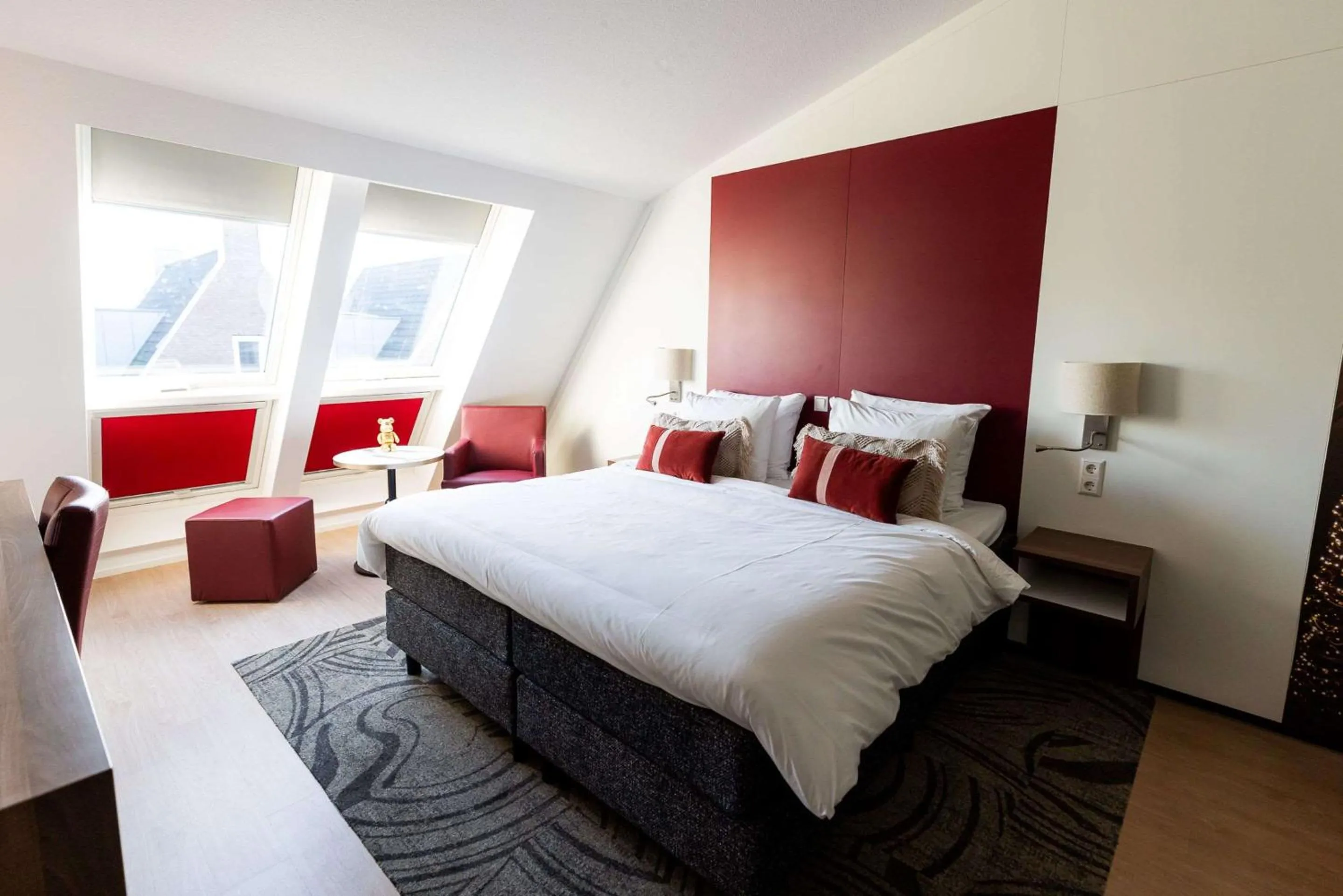 Bedroom, Bed in City Hotel Gouda, WorldHotels Crafted Collection