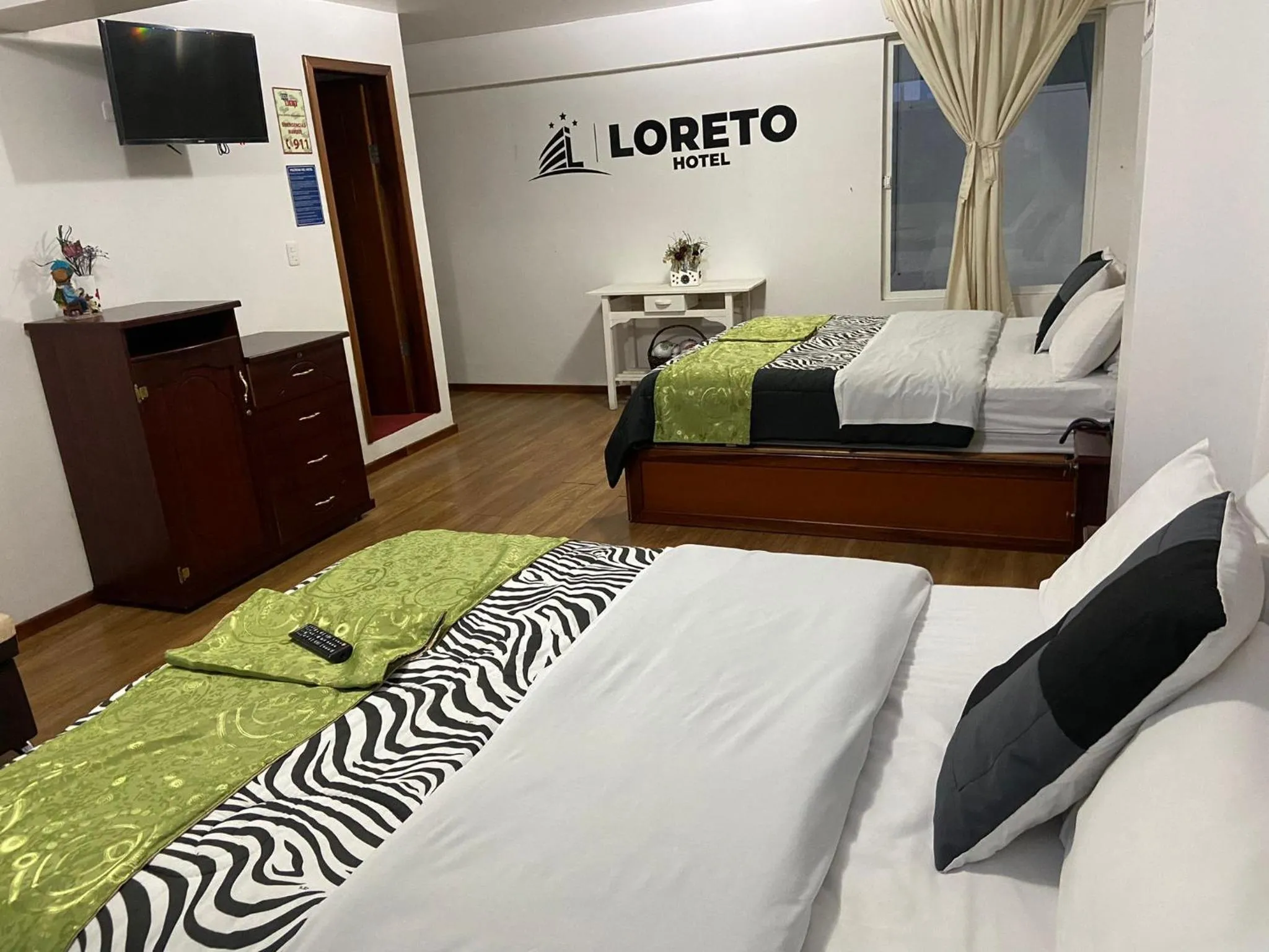 Bed in Loreto hotel