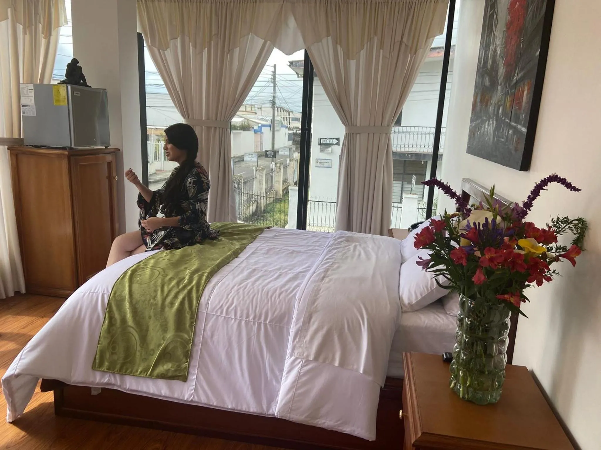 Bed in Loreto hotel