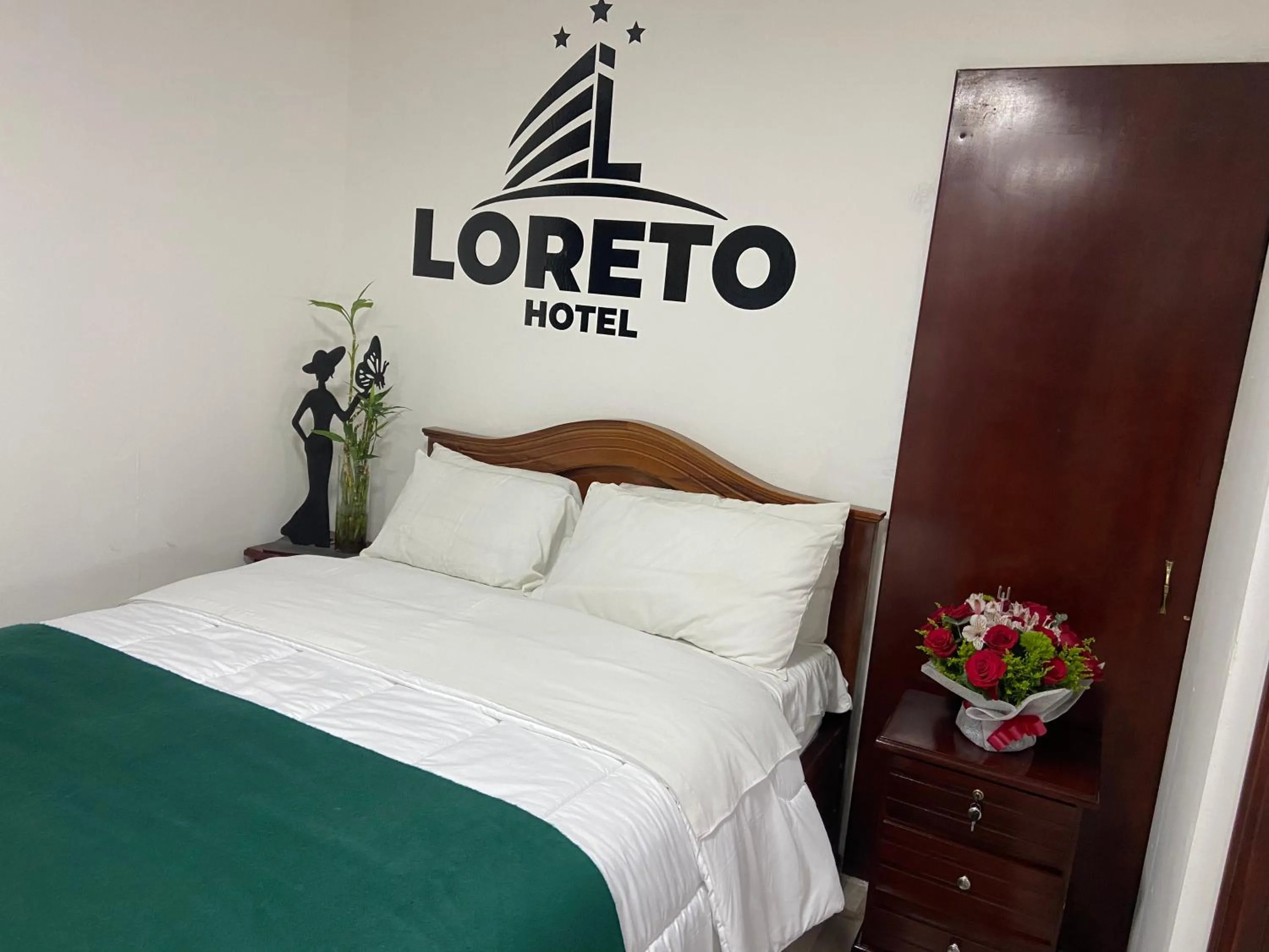 Bed in Loreto hotel