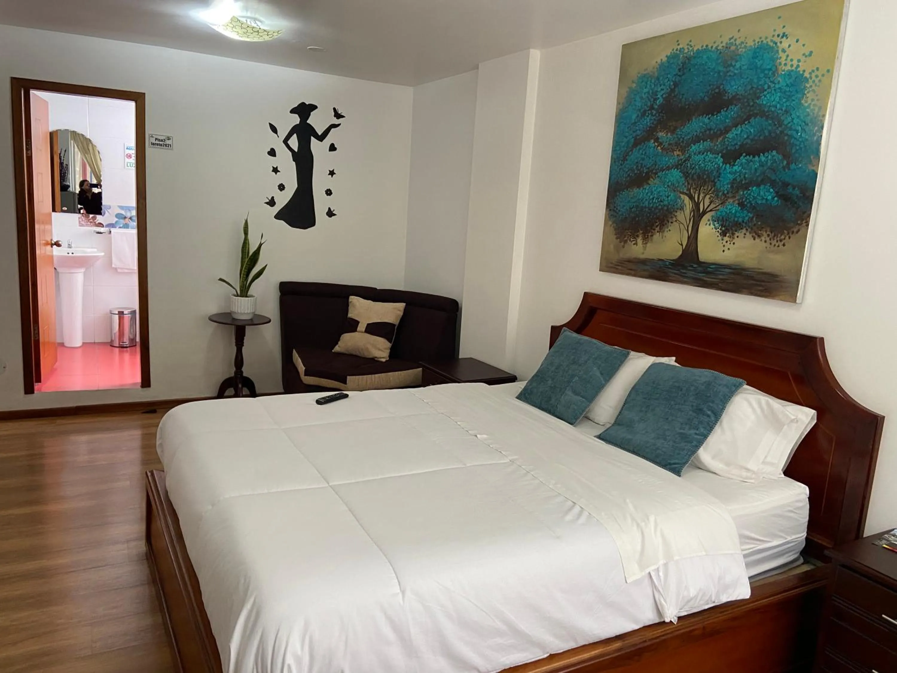 Bed in Loreto hotel