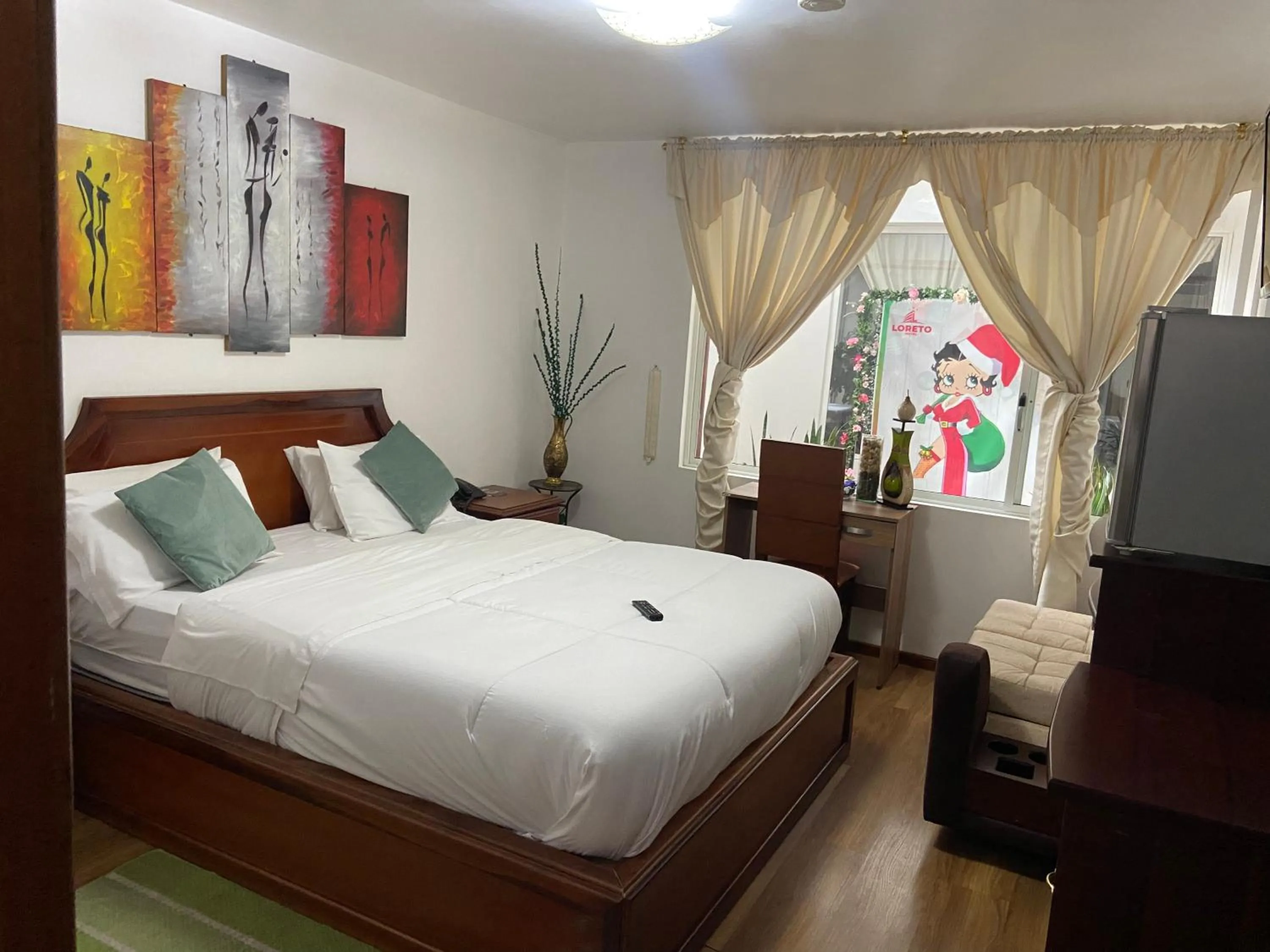 Bed in Loreto hotel