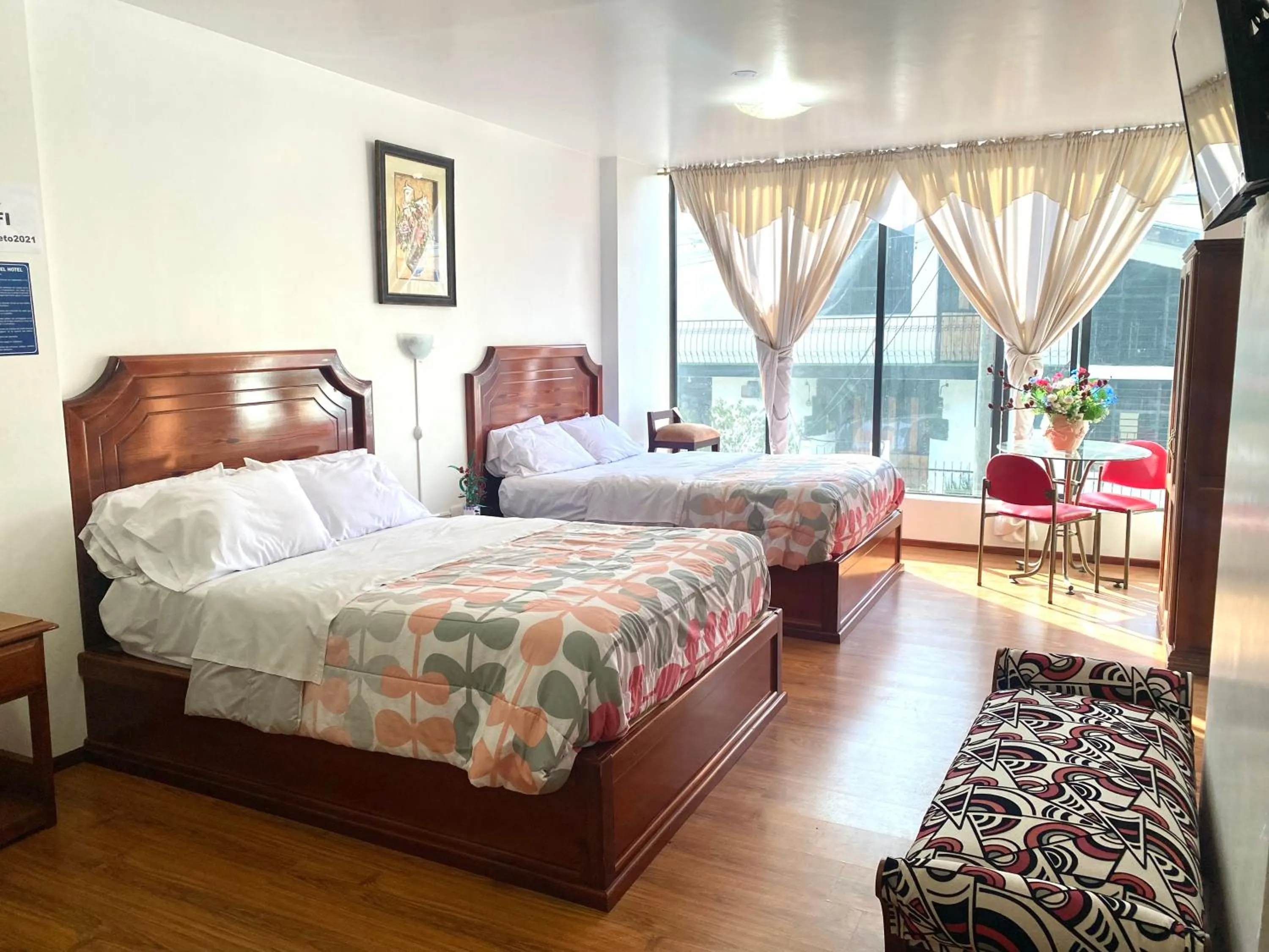 Bed in Loreto hotel
