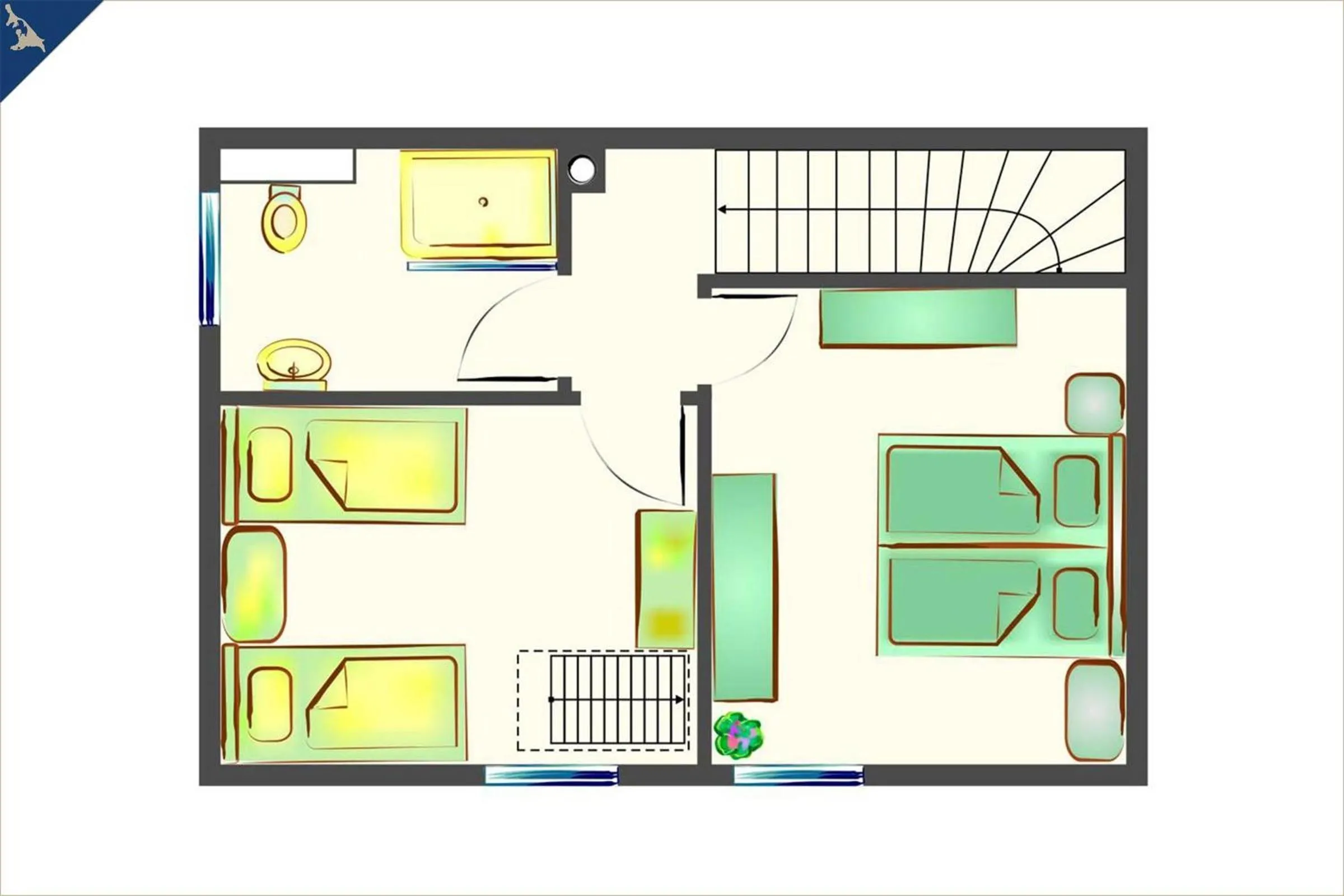 Floor plan in Waldsiedlung Kontraste